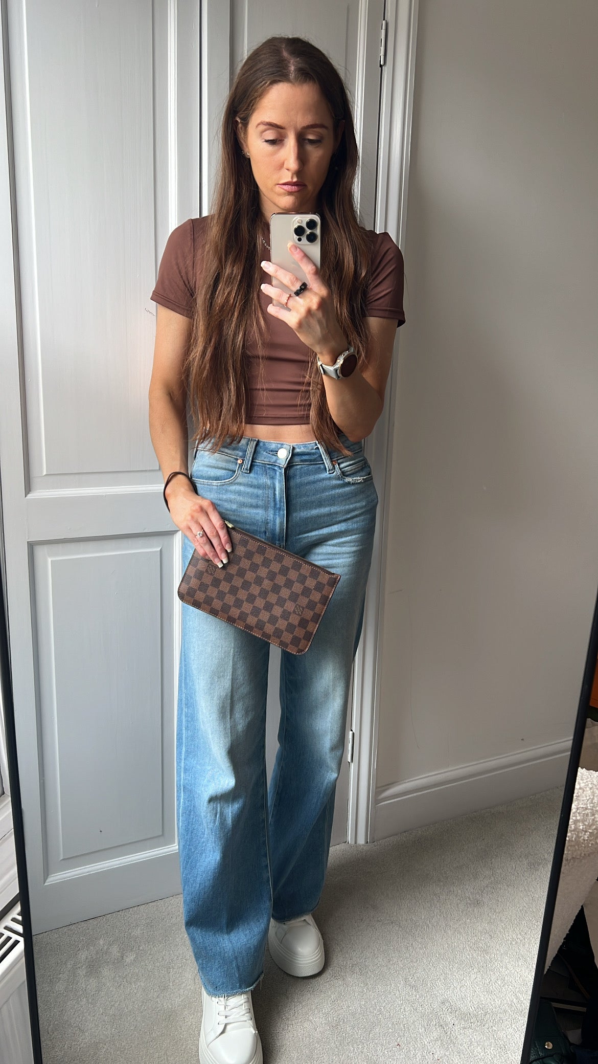 Louis Vuitton Pouch (from Neverfull) in Damier Ebene