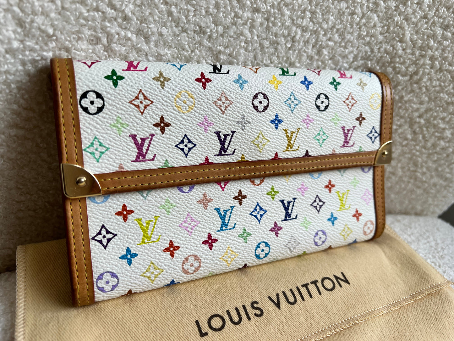 Louis Vuitton Tekashi Port Tresor Wallet Multicolore