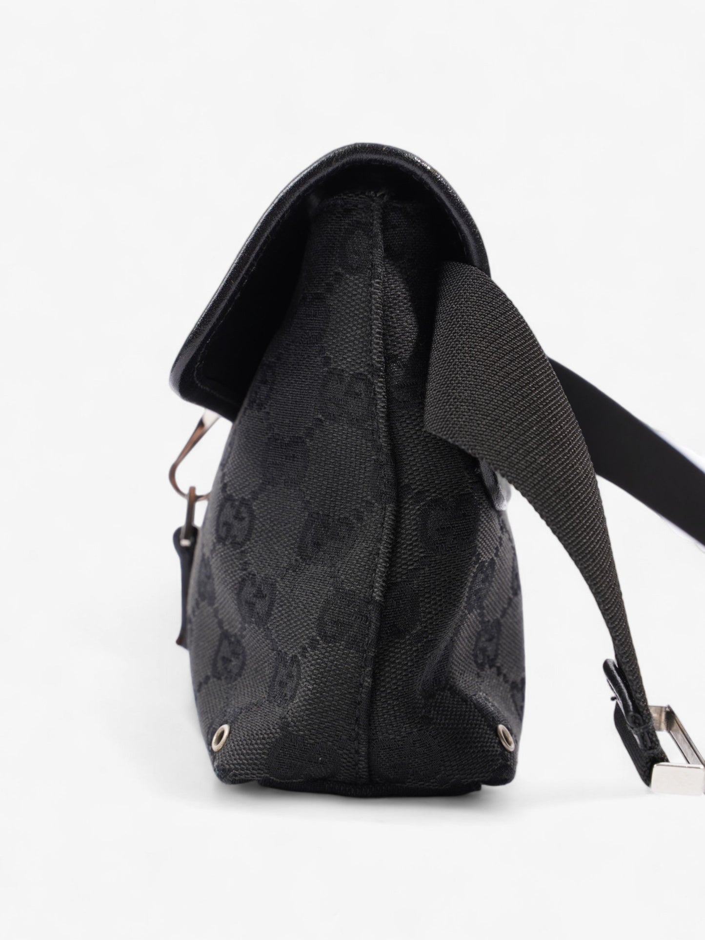 Gucci GG Jackie Belt Bag Black Canvas