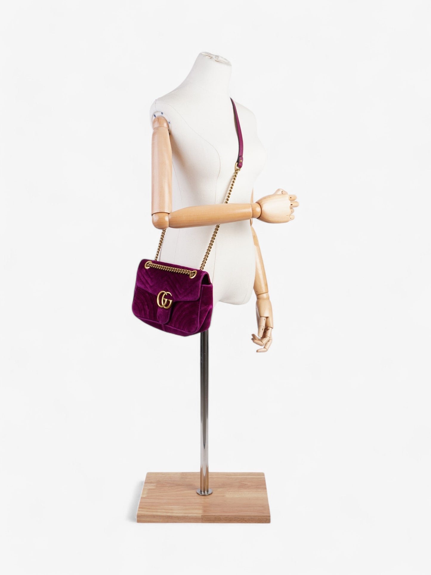 Gucci GG Marmont Purple Velvet Small