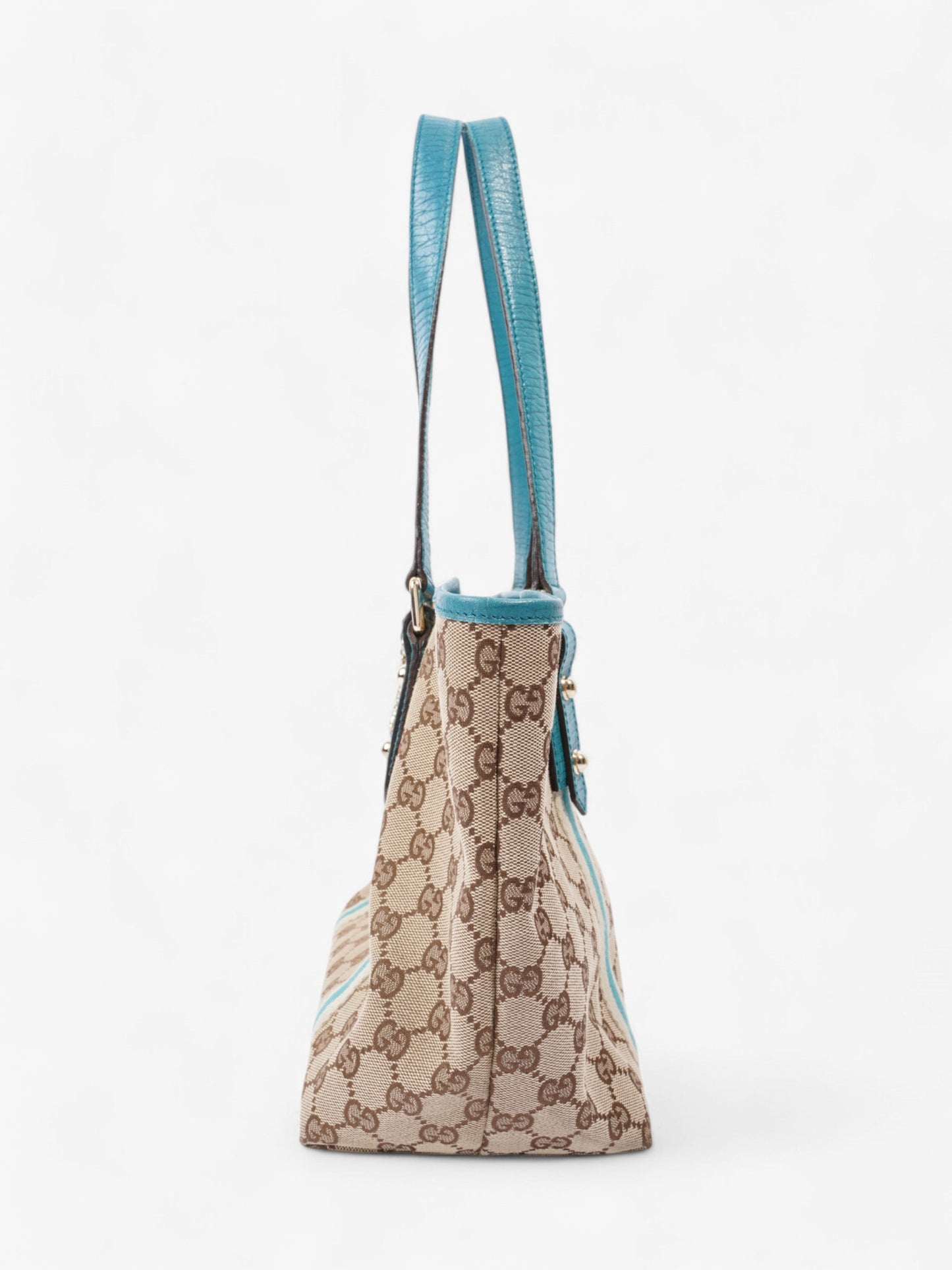 Gucci Jolicoeur Tote GG Supreme / Turquoise Canvas