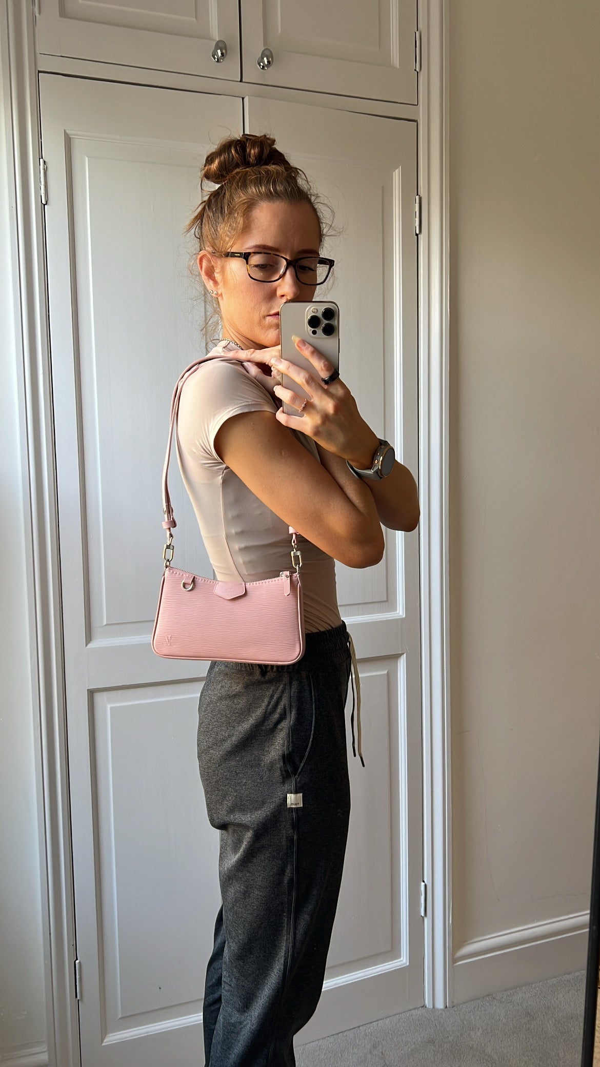 Louis Vuitton Easy Pouch Rose Ballerine Epi (RRP £1320)