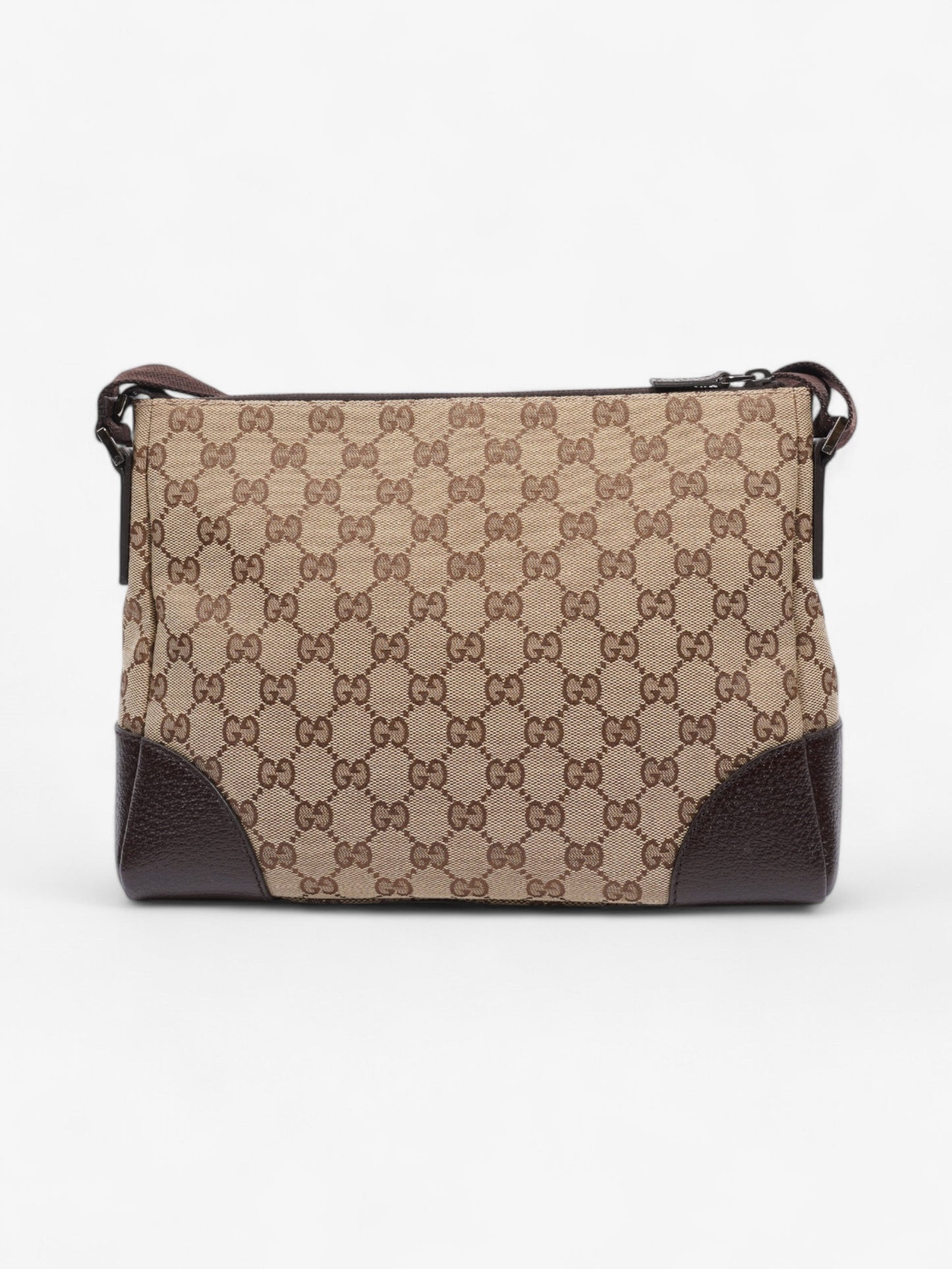 Gucci GG Canvas Messenger Brown  Canvas