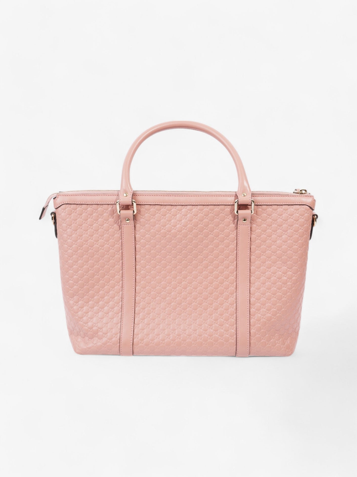 Gucci 2Way Tote Pink Guccissima Calfskin Leather