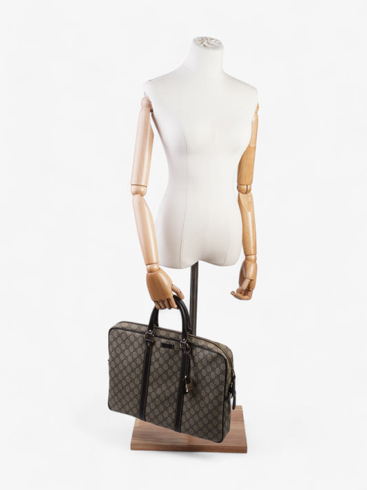 Gucci GG Business Bag GG Supreme / Brown Coated Canvas