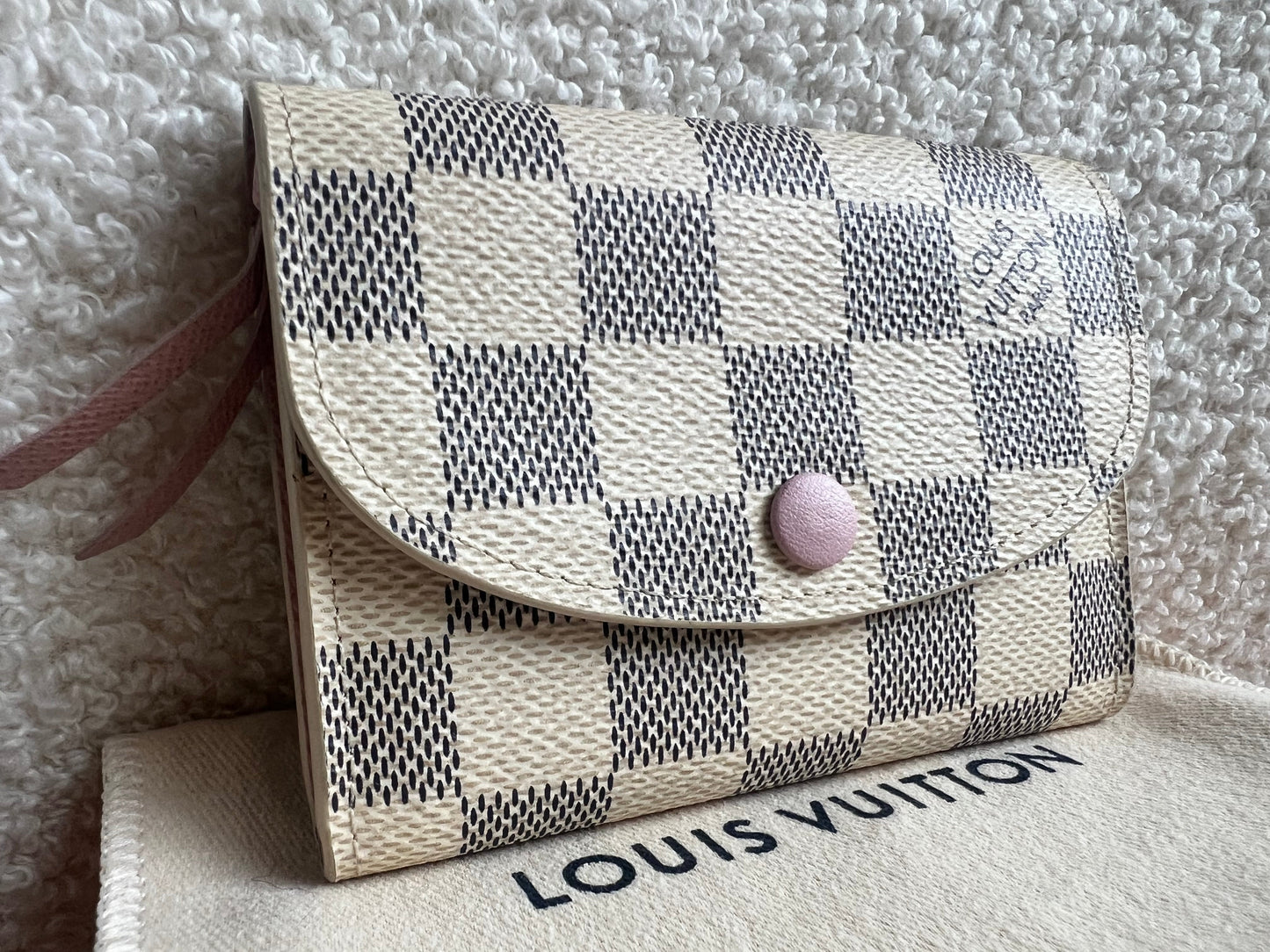 Louis Vuitton Rosalie Coin Purse in Damier Azur (RRP £305)
