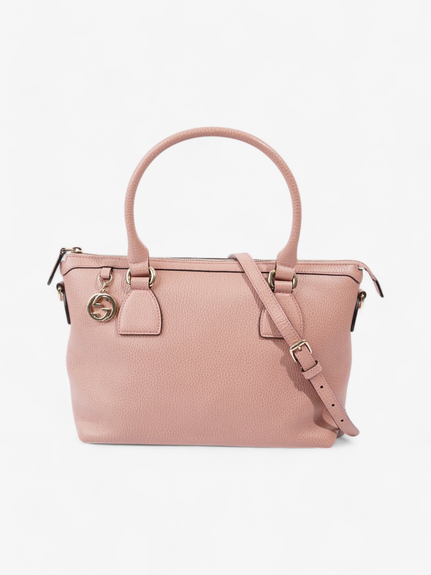 Gucci Dollar Interlocking  Pink Leather