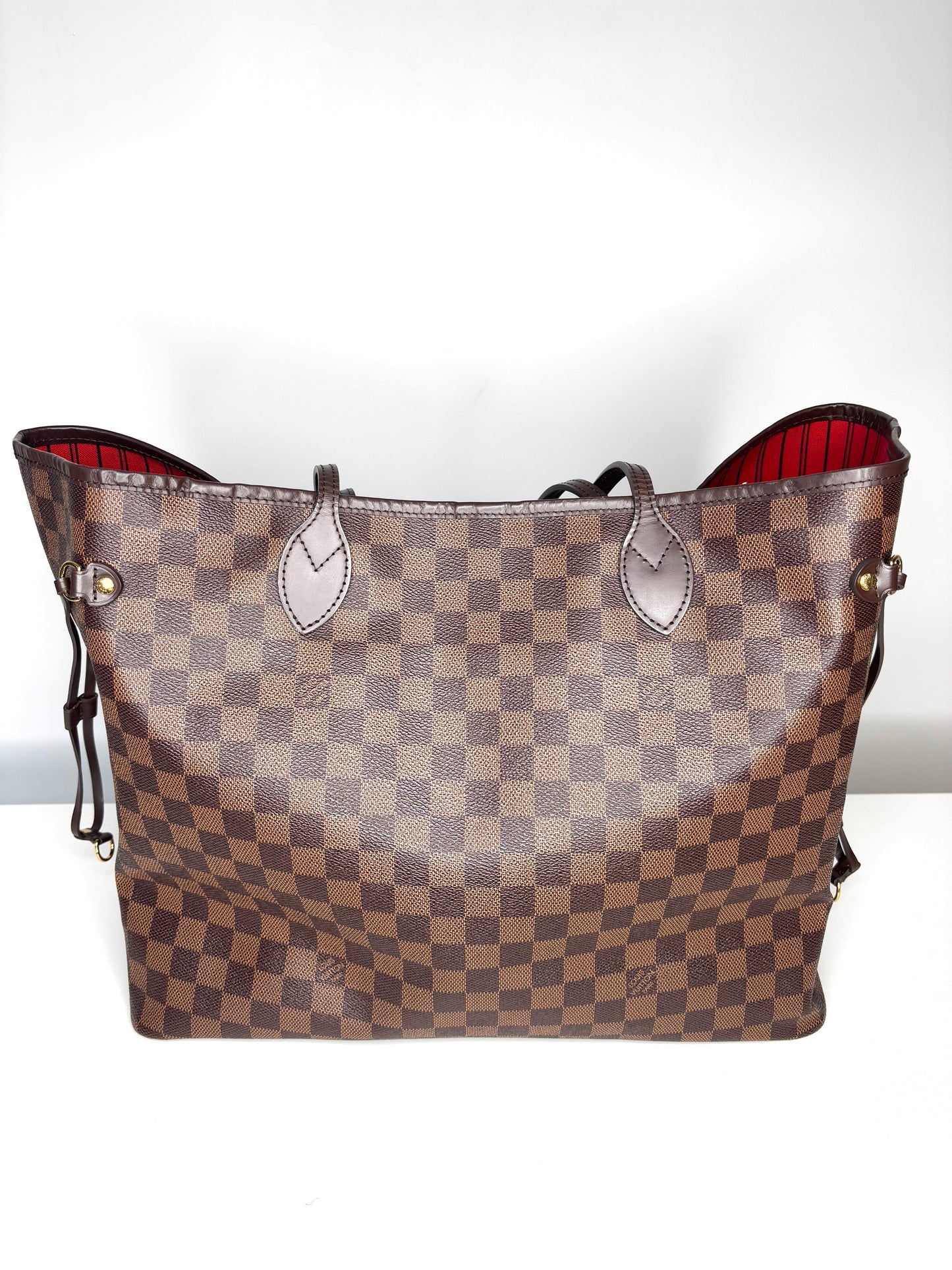 Louis Vuitton Neverfull GM Damier Ebene Tote Shoulder Bag