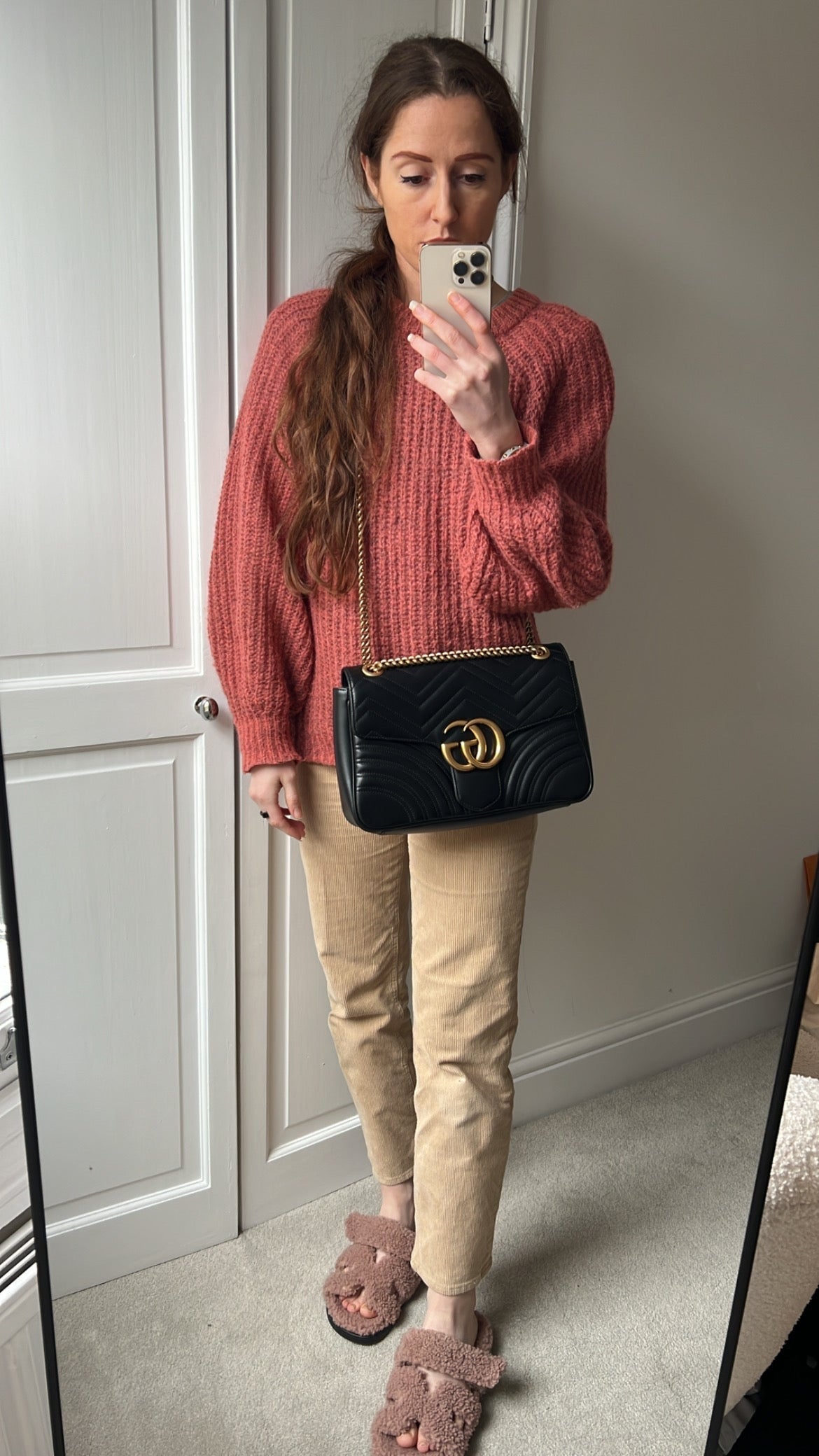 Gucci GG Black Marmont Medium Shoulder Bag (RRP £2,340)