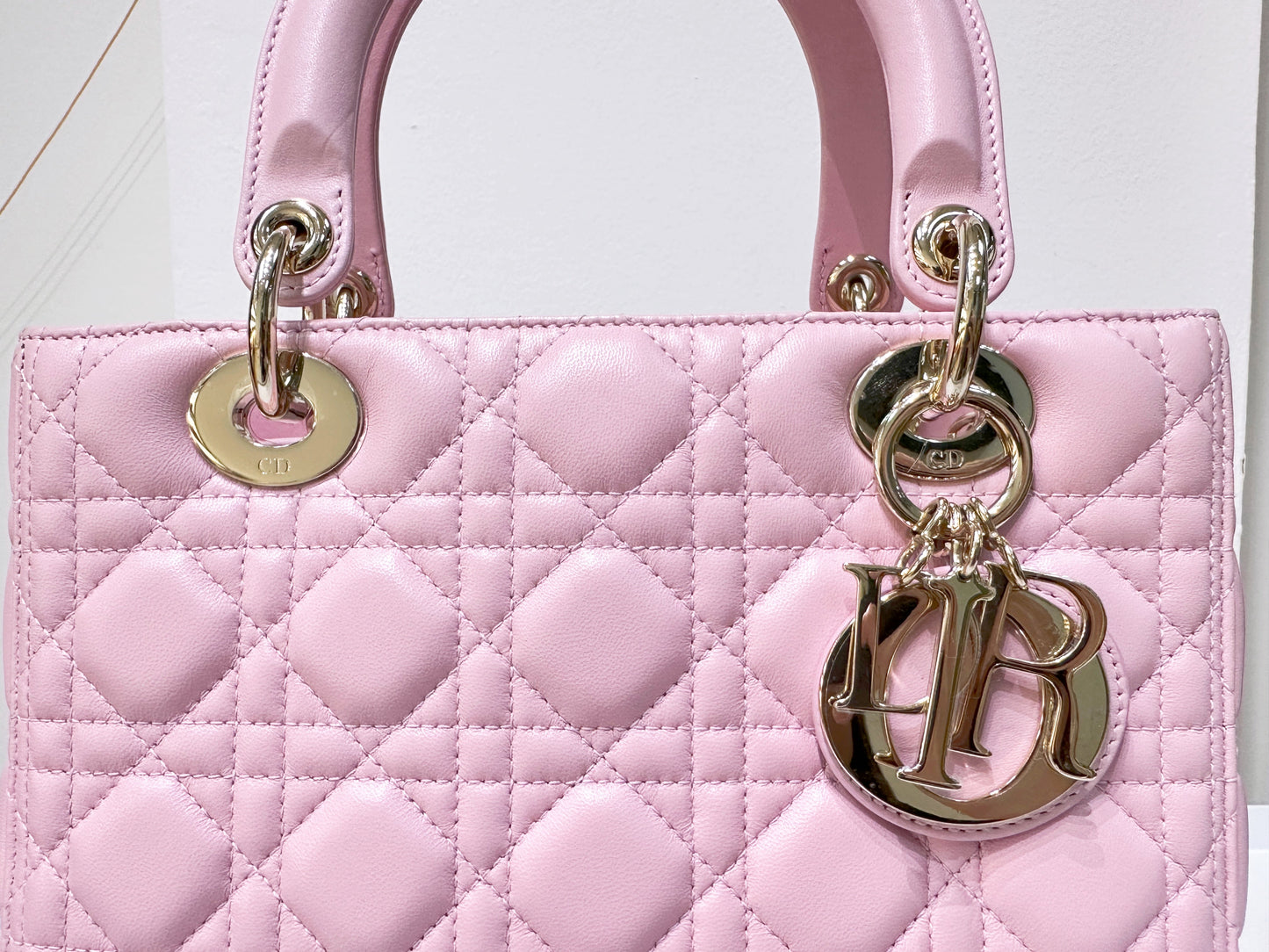Christian Dior Medium Lady Dior Bag Pink