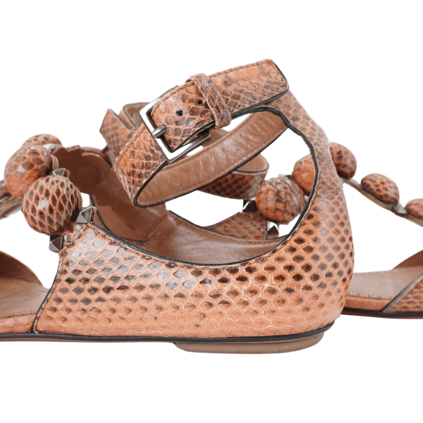 Alaia 'Bombe' T-Strap Sandals - Women's 37.5