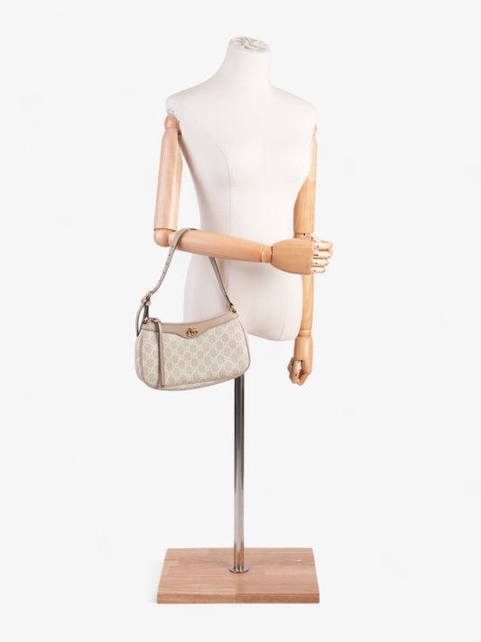 Gucci Ophidia GG Supreme / Beige / Oatmeal Coated Canvas Small