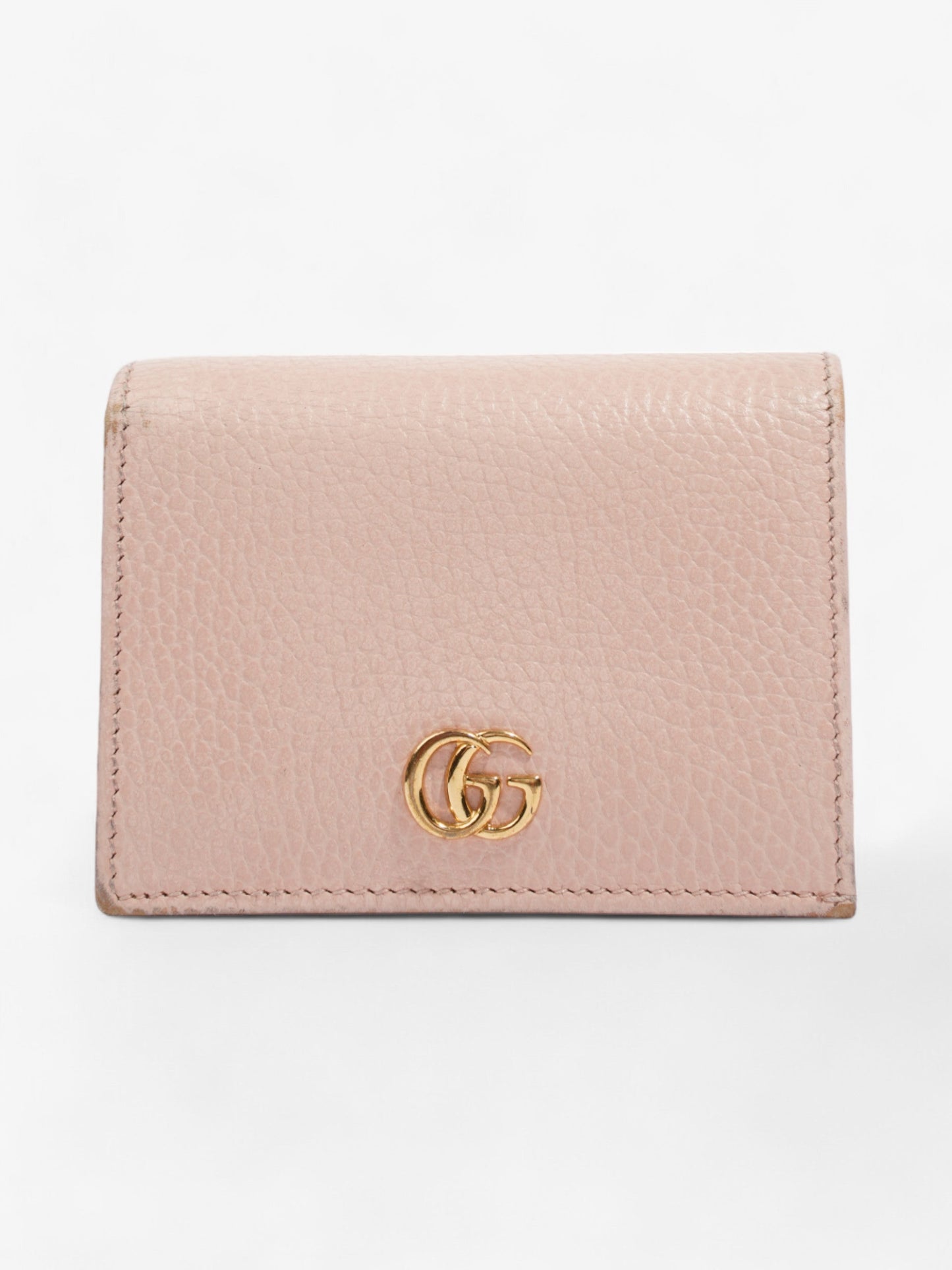 Gucci GG Marmont Compact Wallet Light Pink Leather