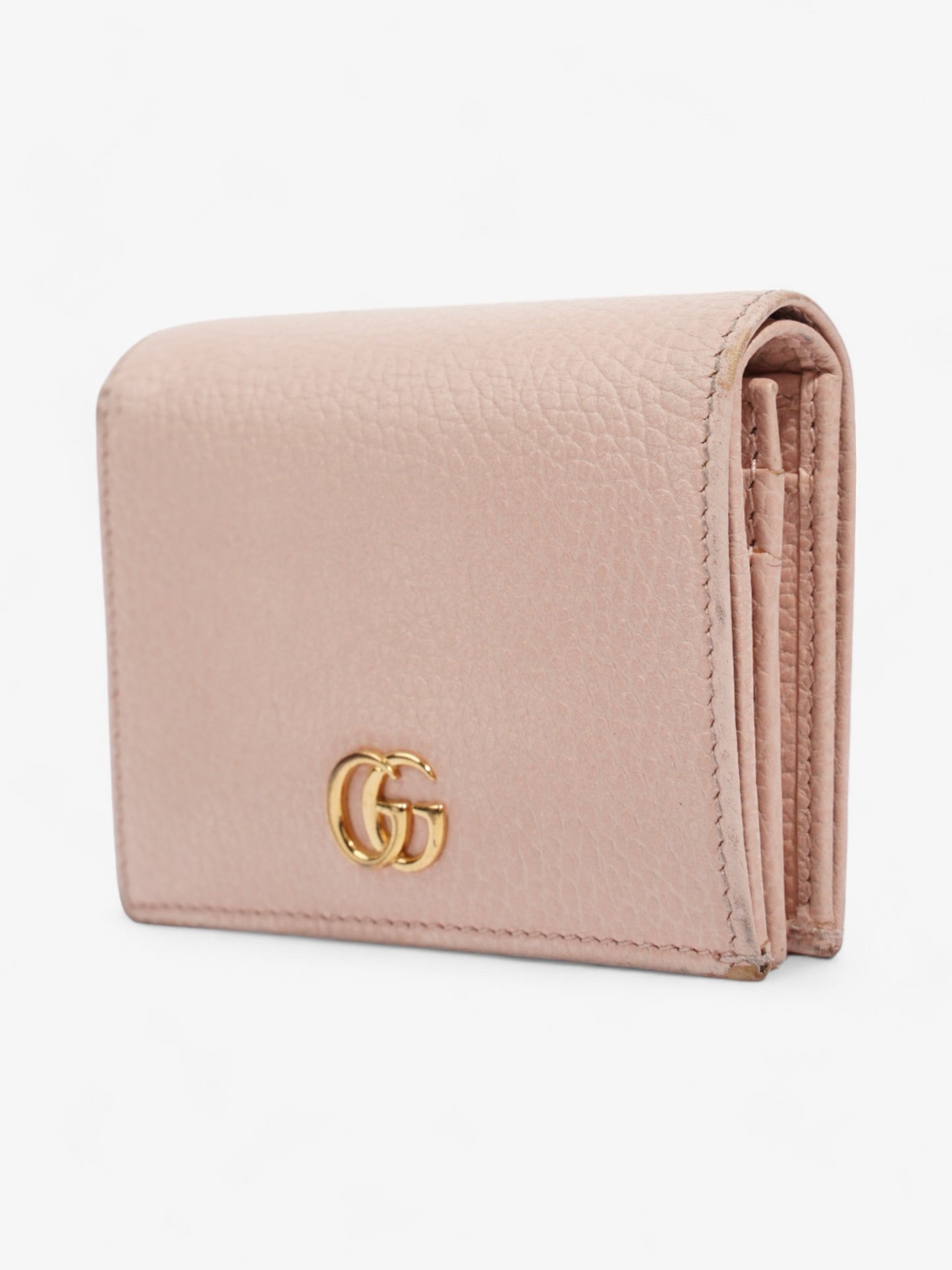 Gucci GG Marmont Compact Wallet Light Pink Leather