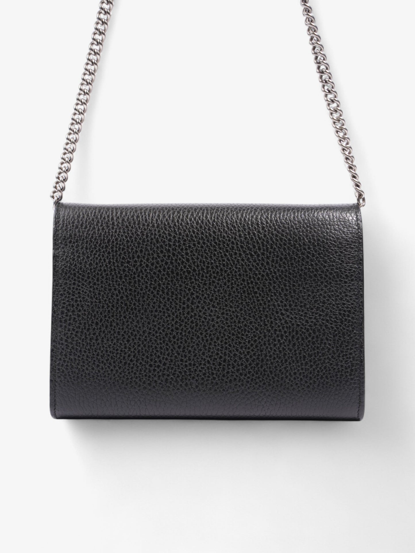 Gucci Dionysus Chain Wallet Black Leather