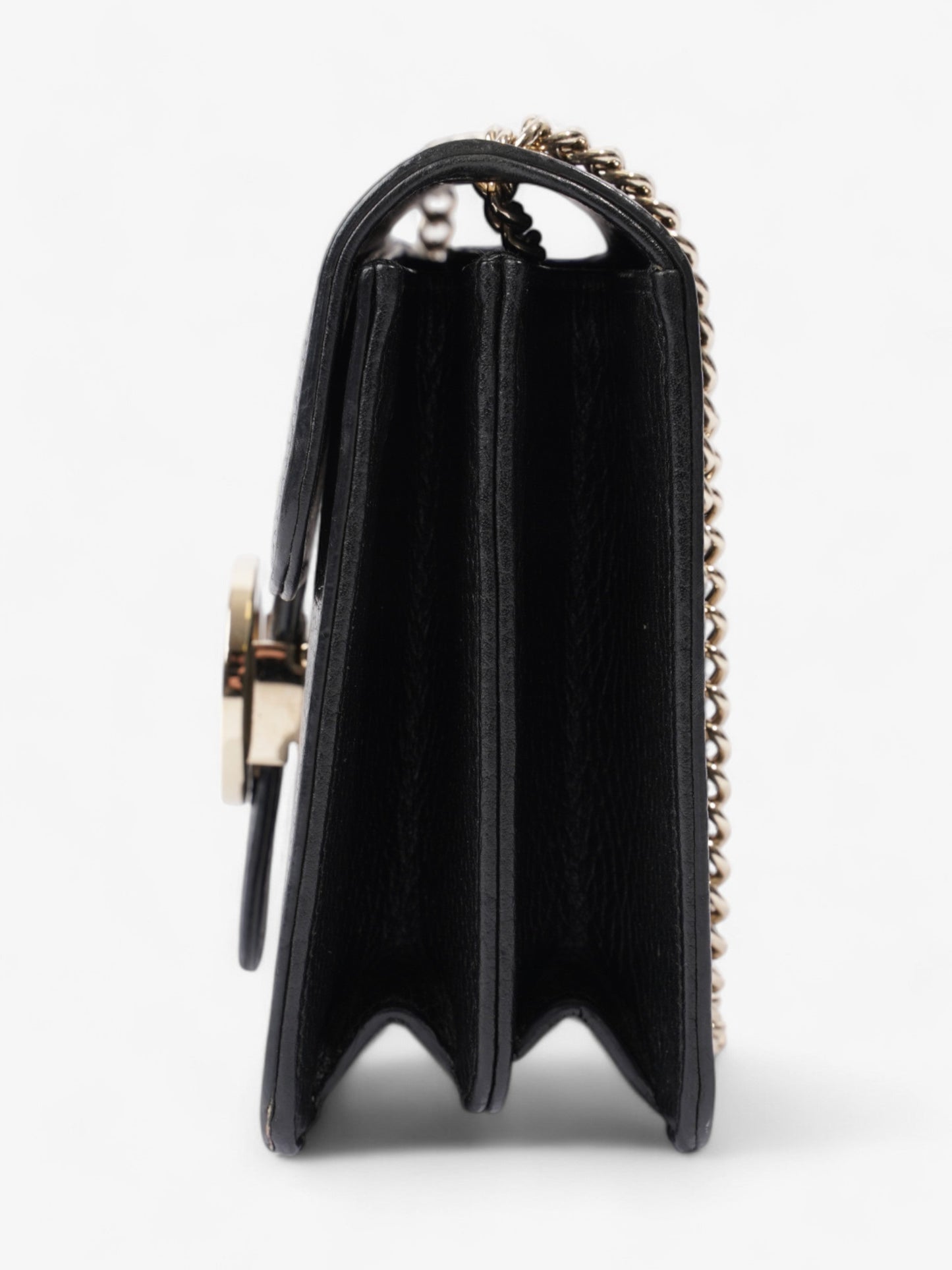 Gucci Interlocking Bag Black Leather Small