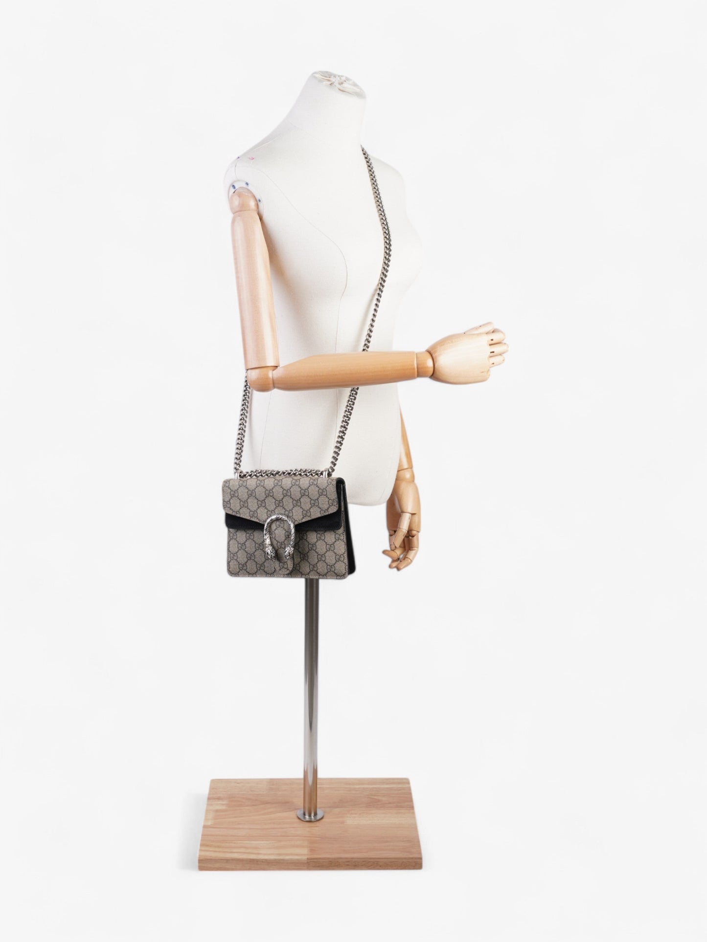 Gucci Dionysus Supreme / Black Coated Canvas Mini