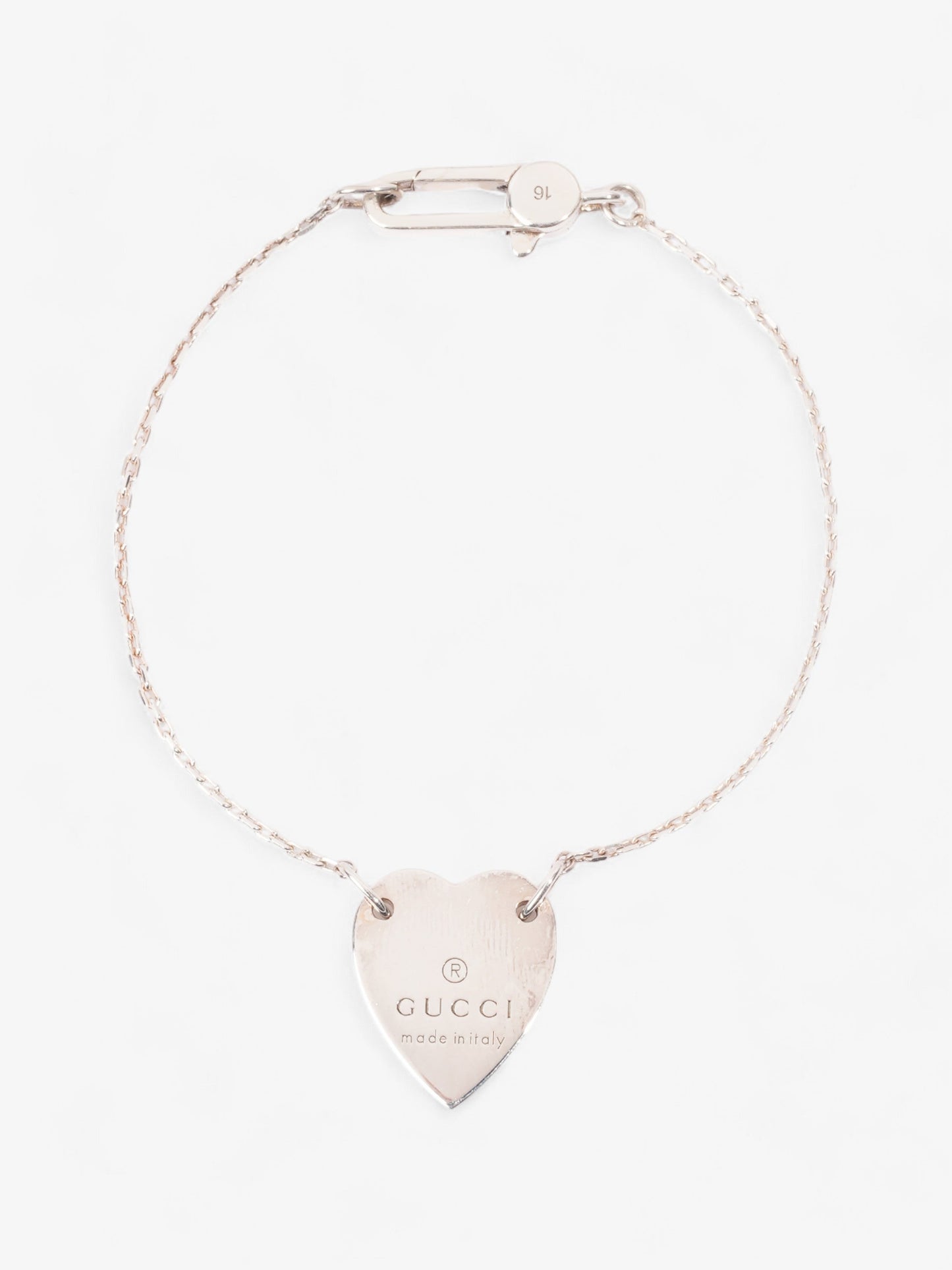 Gucci Trademark Bracelet Silver Silver Sterling
