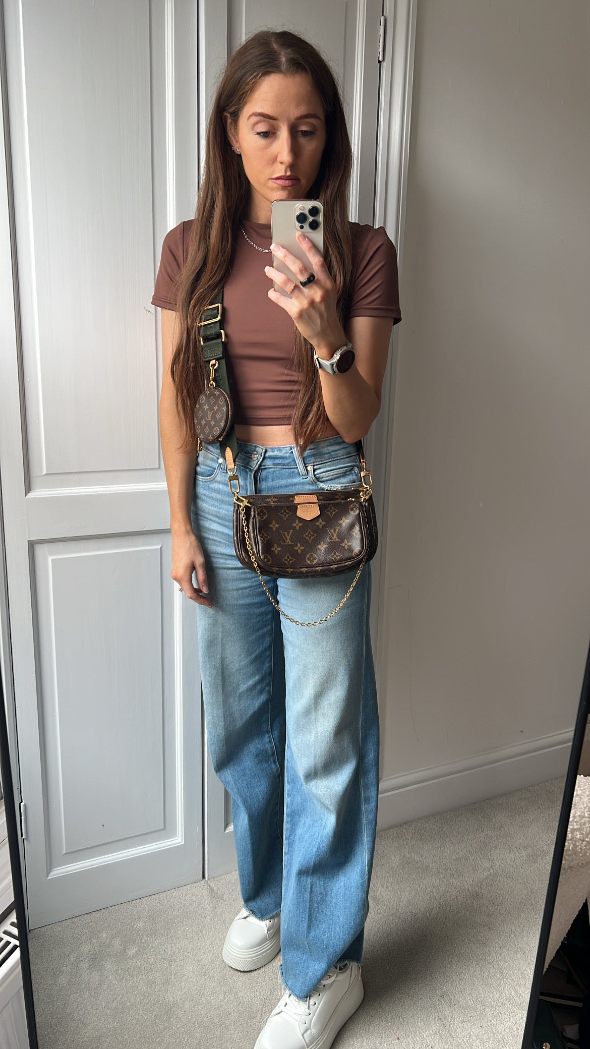 Louis Vuitton Multi Pochette Accessoires Khaki (RRP £2030)