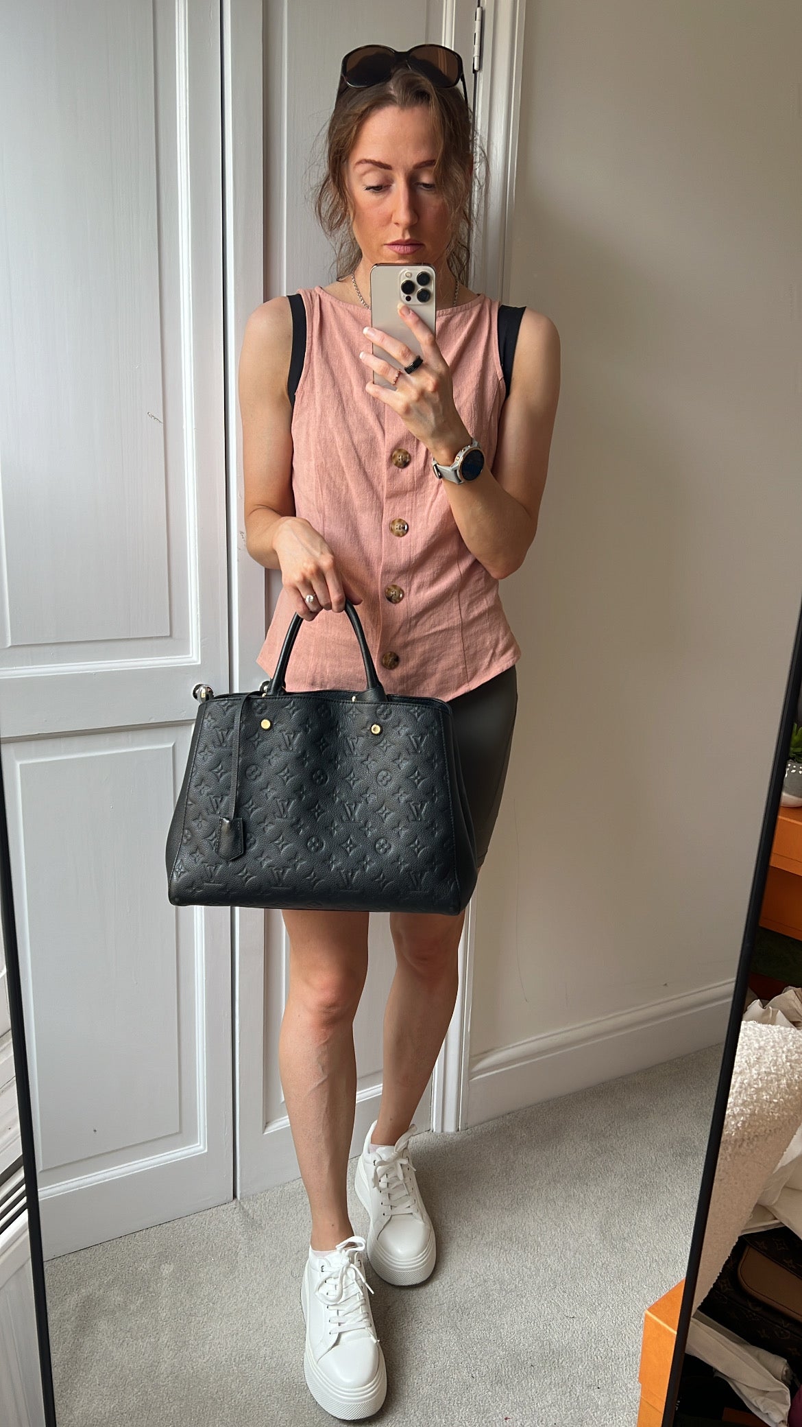 Louis Vuitton Montaigne GM in Black Monogram Empreinte (RRP £2230)