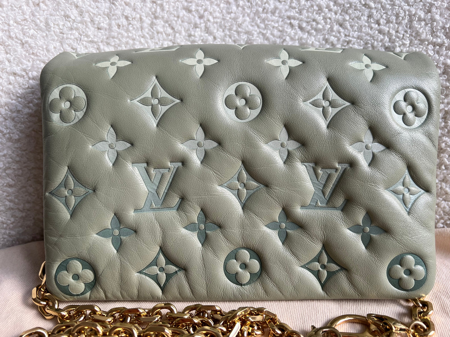 Louis Vuitton Sage Green Coussin Pochette (RRP £2090)