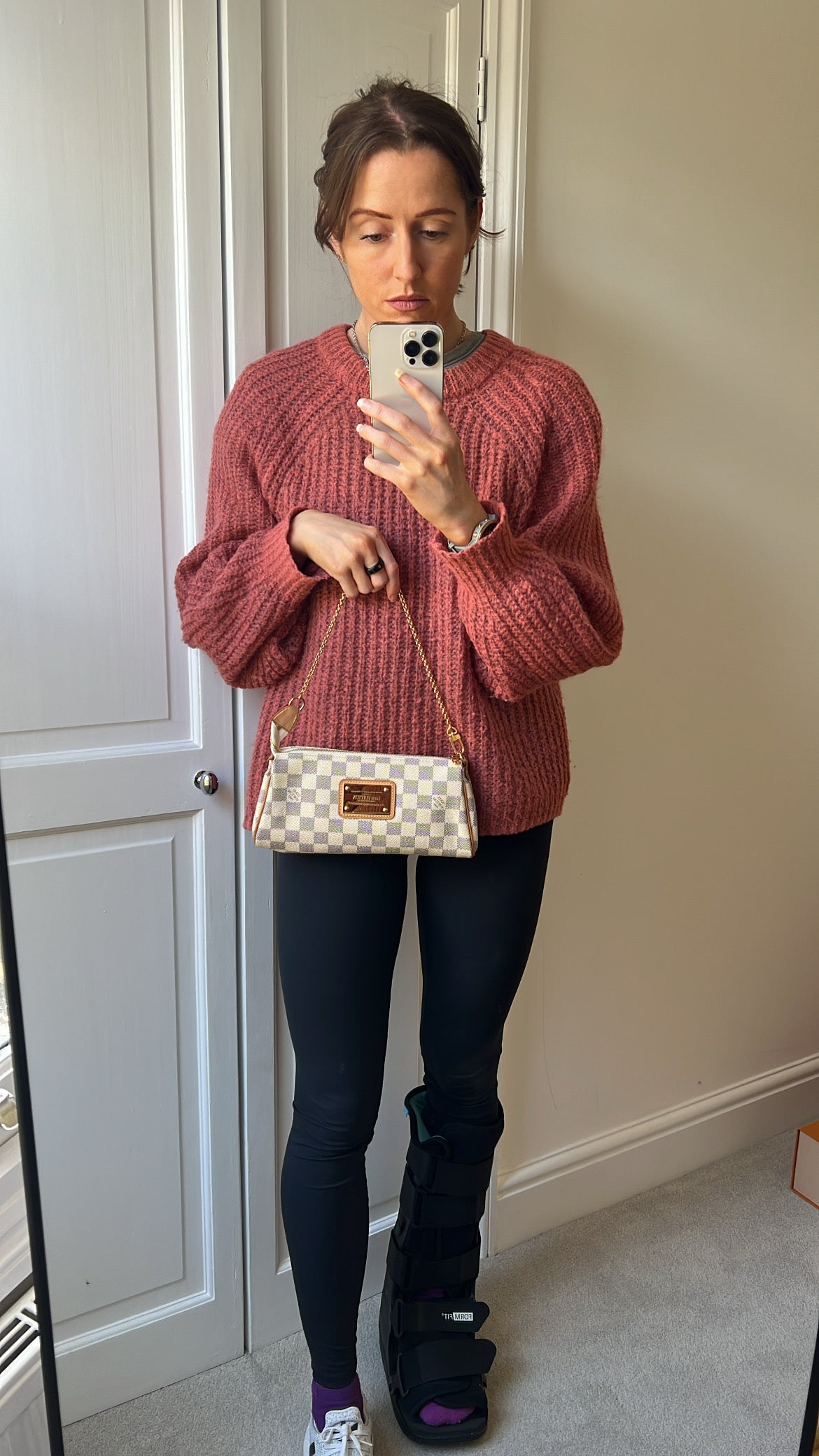 Louis Vuitton Eva Clutch Damier Azur