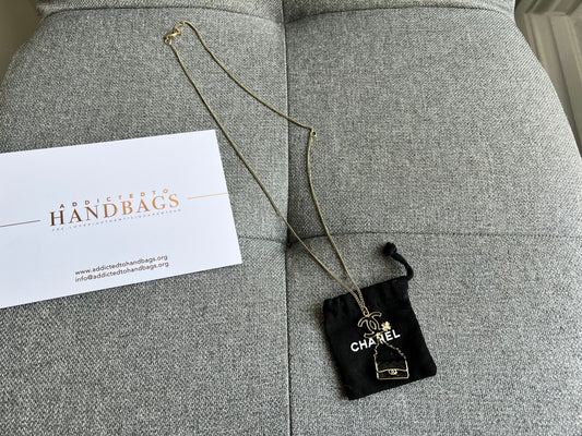 Chanel CC Bag Charm Necklace