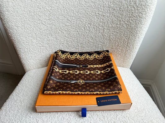 Louis Vuitton Silk Monogram Forever Scarf