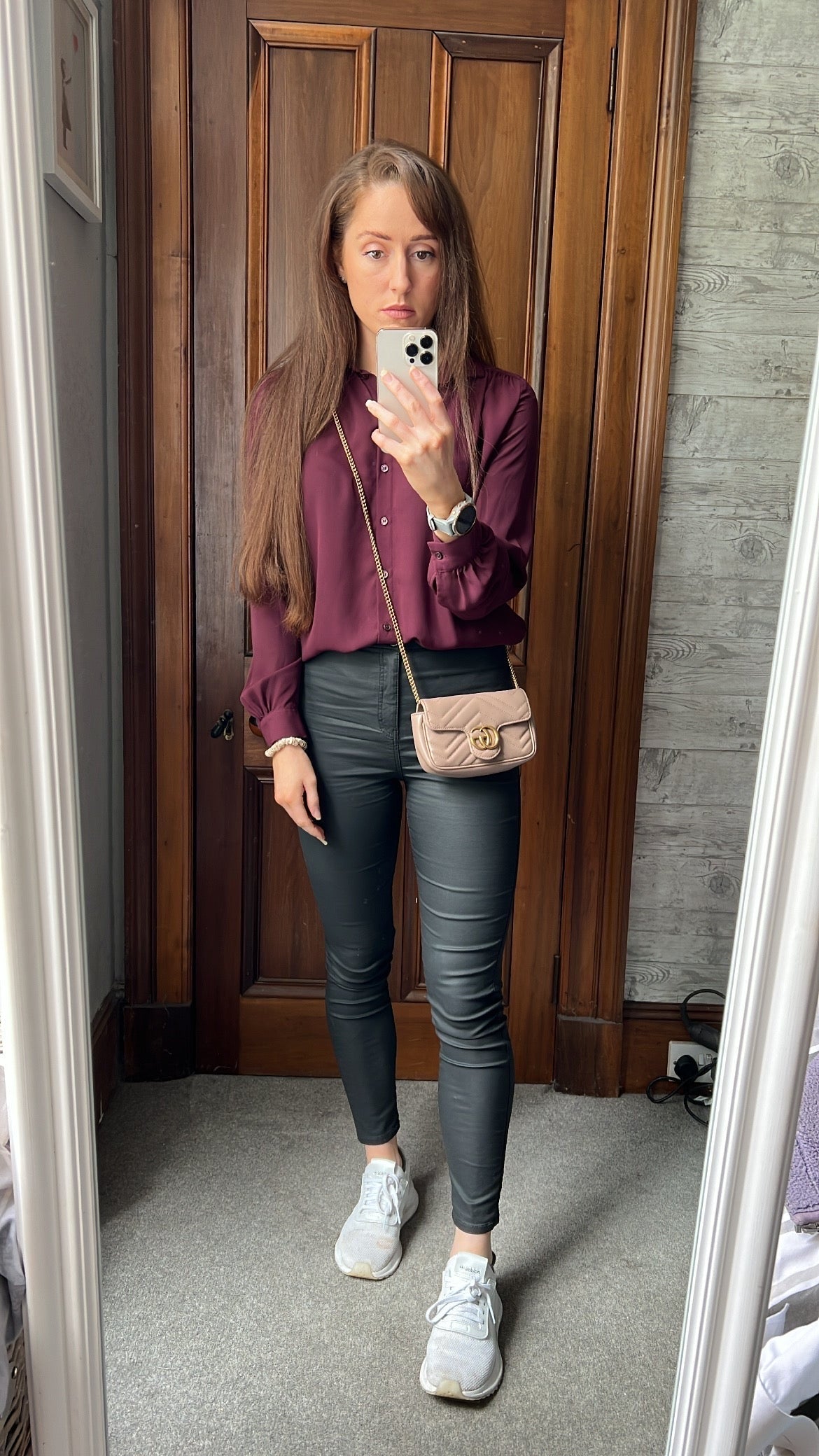 Gucci GG Dusty Pink Marmont Super Mini Shoulder Bag (RRP £1080)