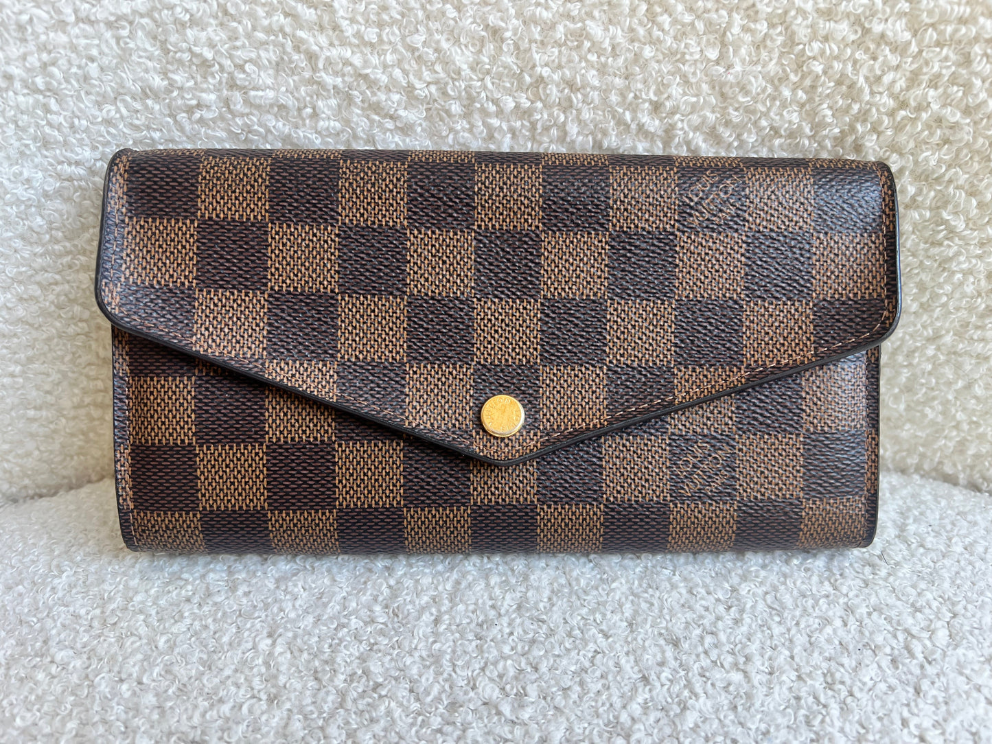 Louis Vuitton Sarah Wallet in Damier Ebene (RRP £495)