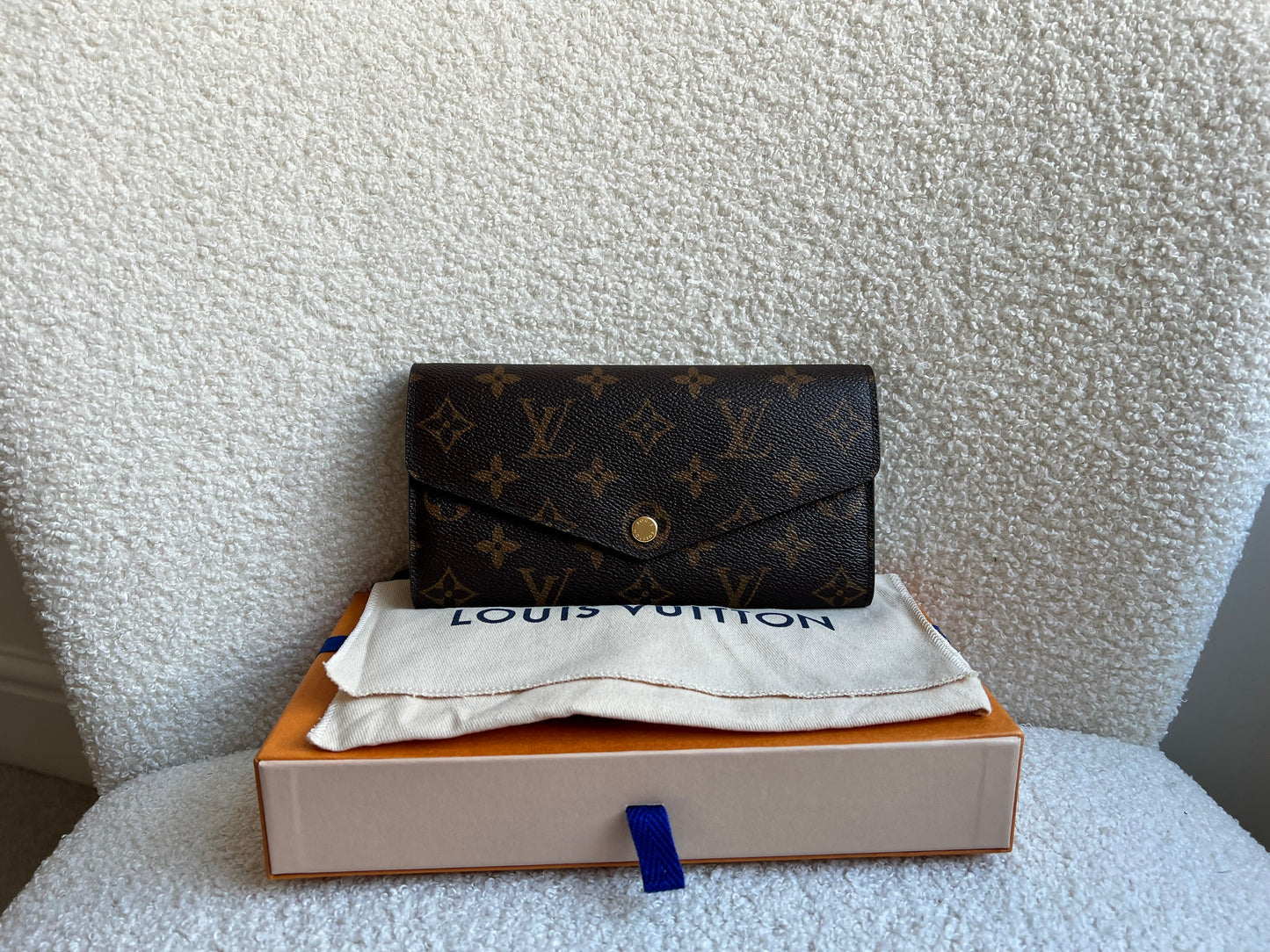 Louis Vuitton Sarah Wallet in Monogram and Brown  (RRP £490)