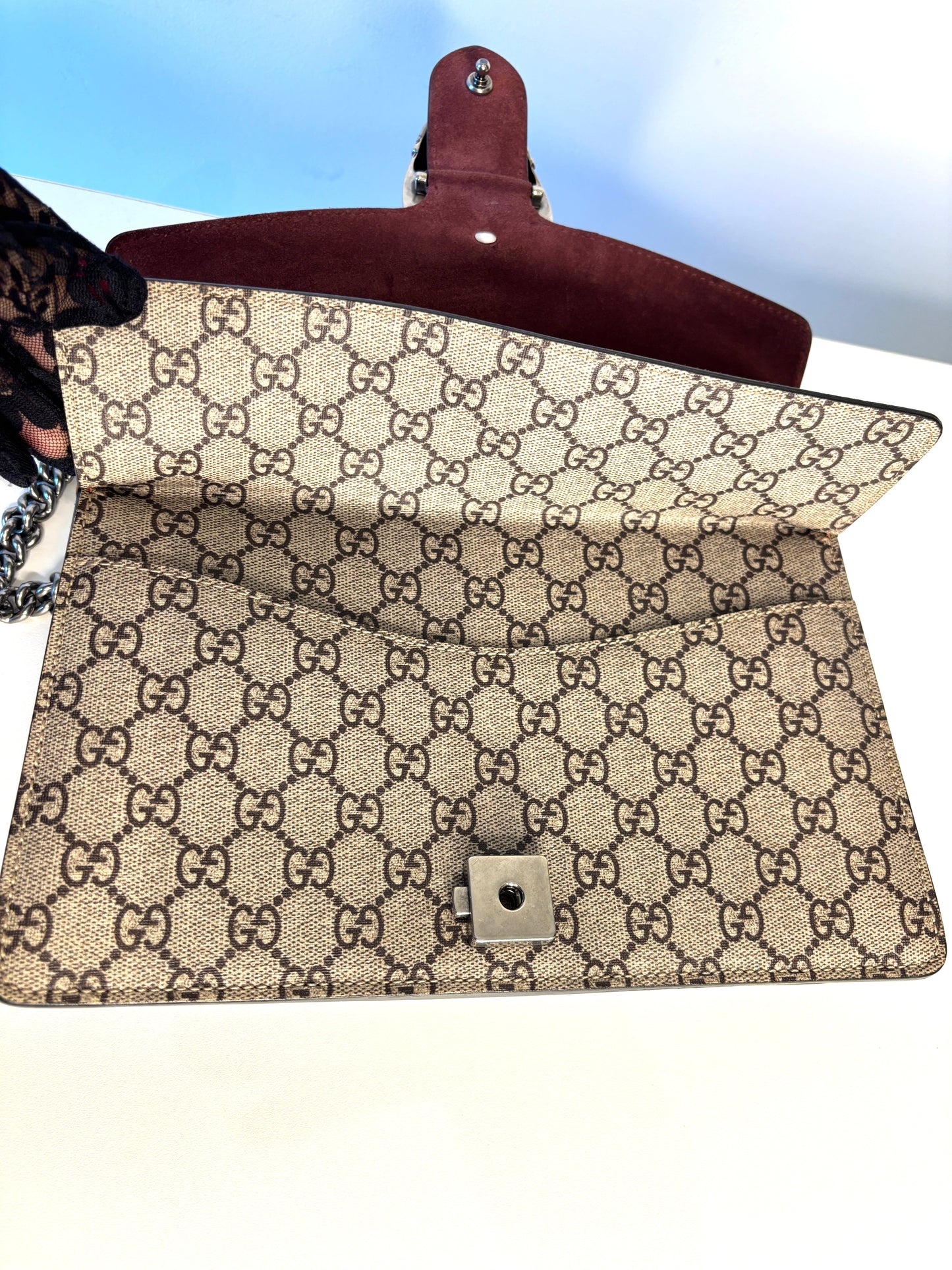 Gucci Dionysus GG Blooms Supreme Shoulder Bag Preloved