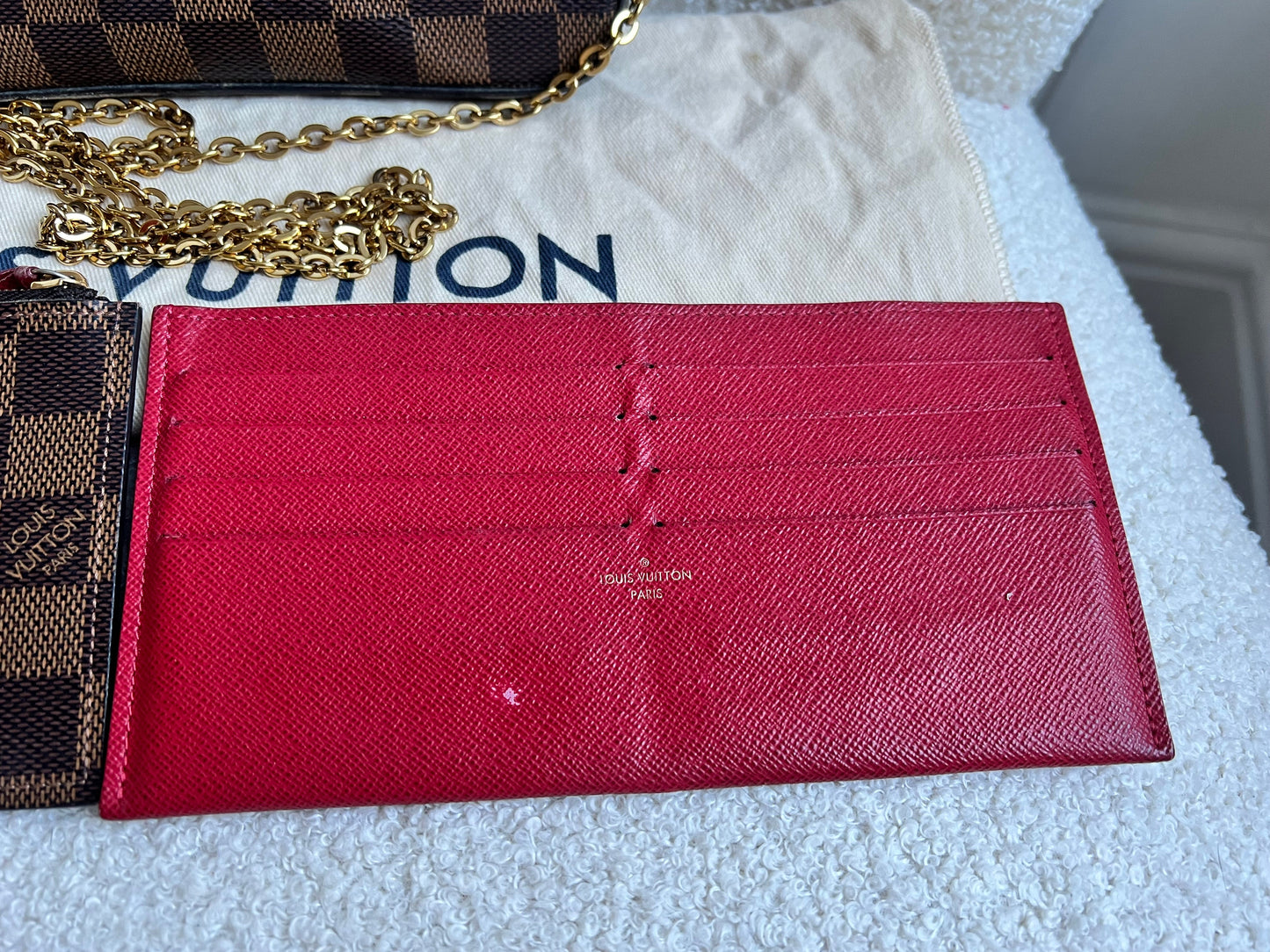 Louis Vuitton Felicie Pochette Damier Ebene (RRP £1090)