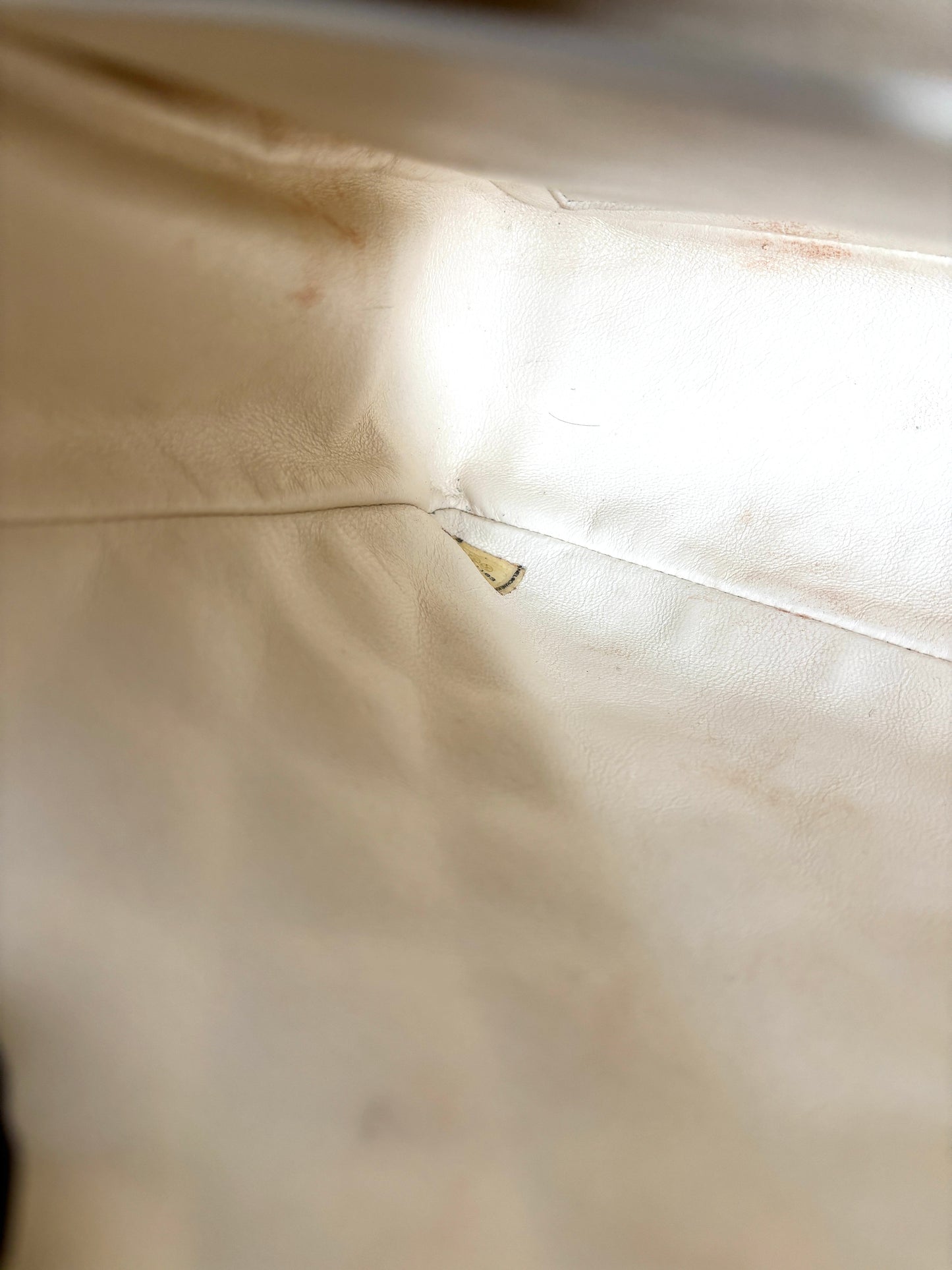 Chanel Classic Maxi Cream Calfskin Shoulder Flap Bag - Preloved