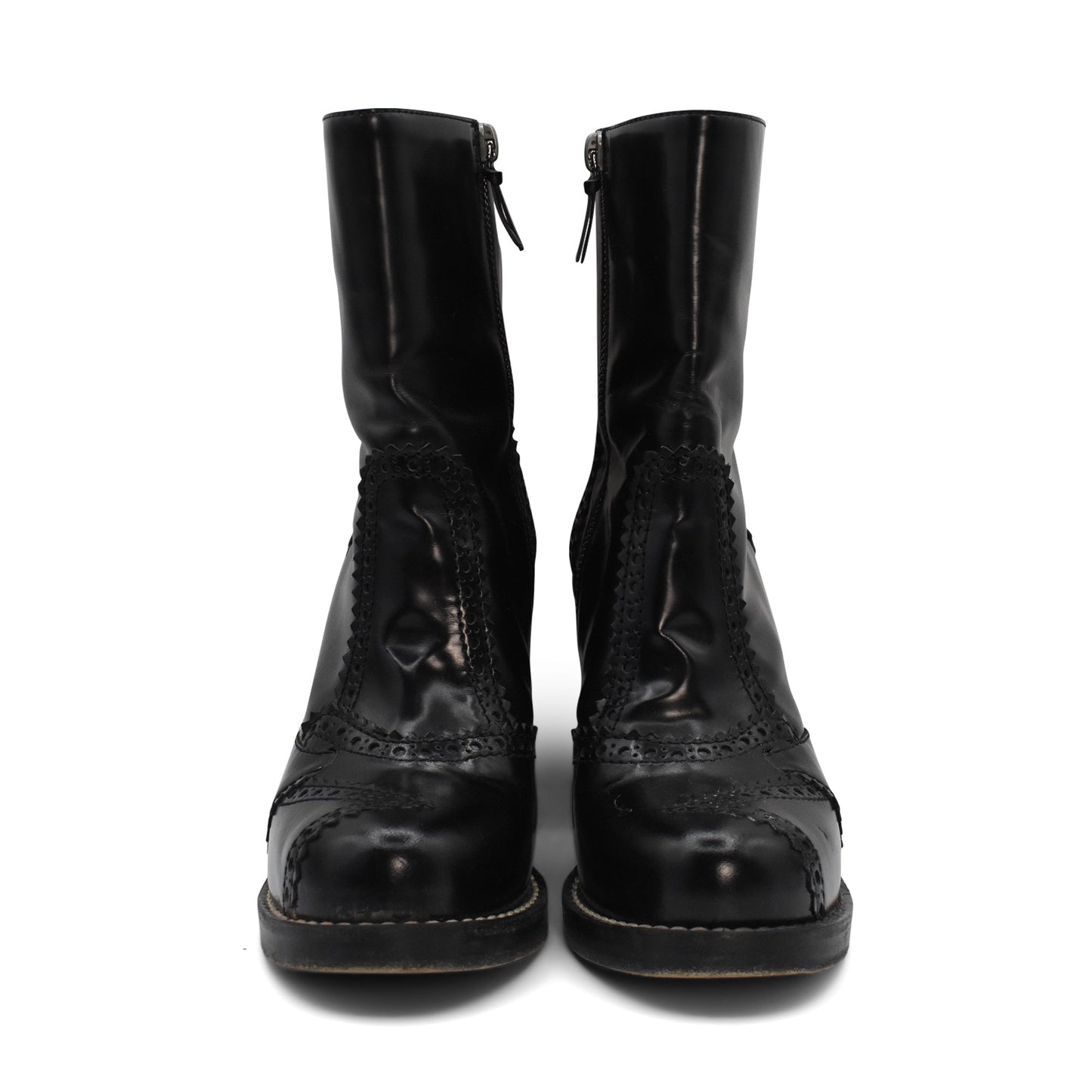 Balenciaga 'Brogue' Ankle Boots - Women's 36