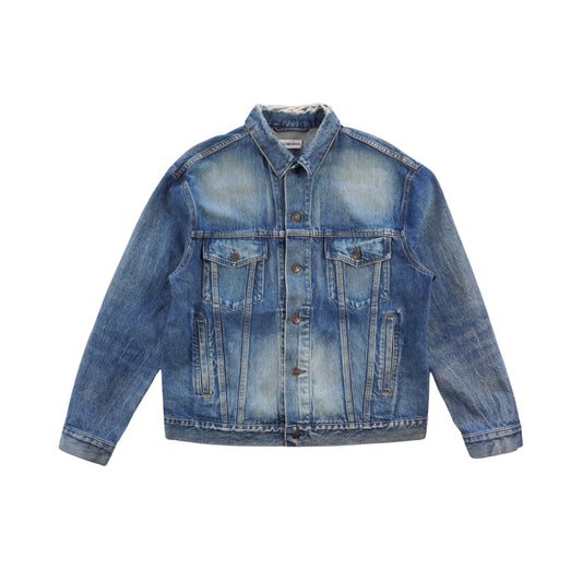 Balenciaga Oversized Denim Jacket - Women's 36