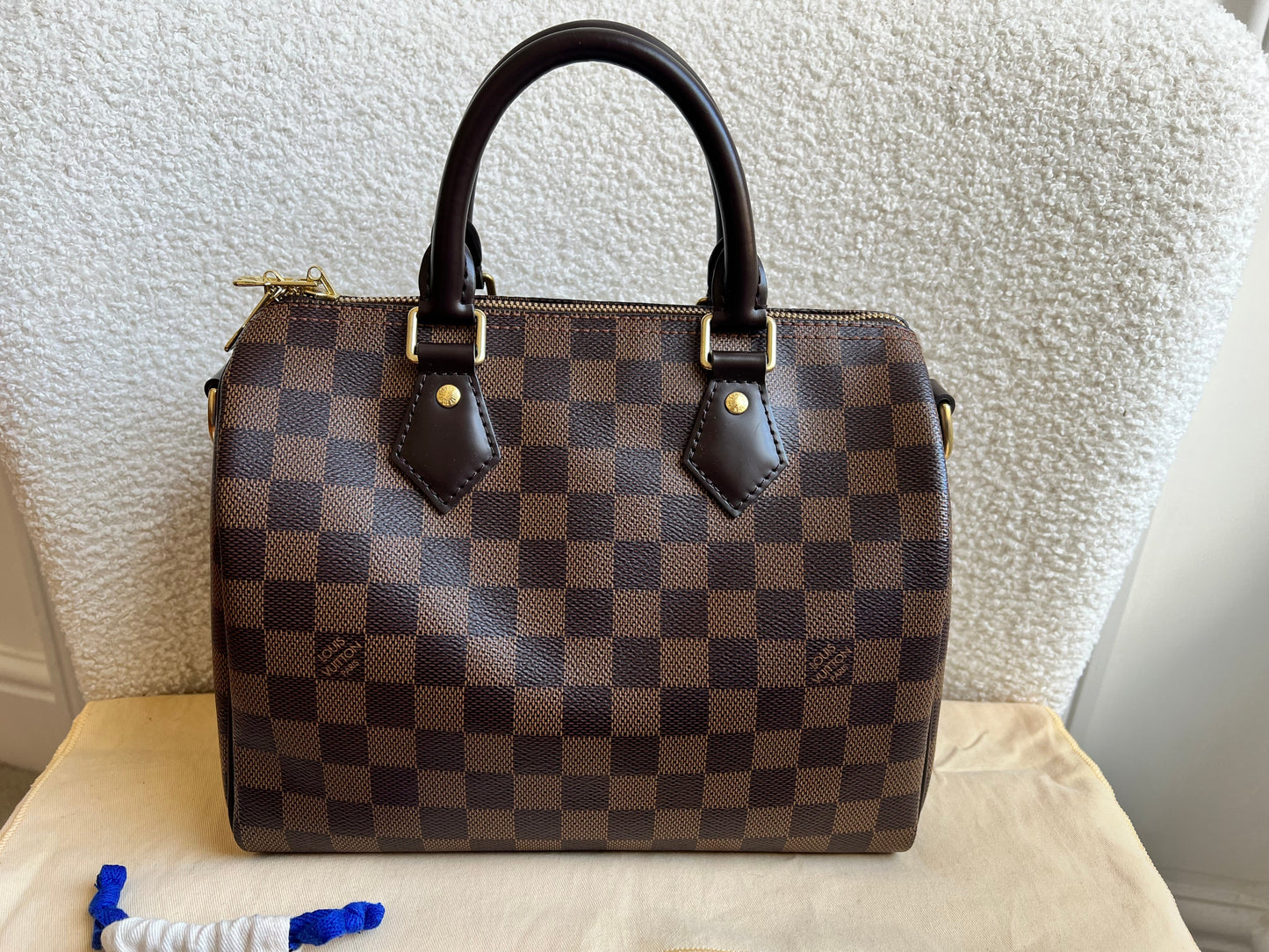 Louis Vuitton Speedy 25 Bandouliere Damier Ebene (RRP £1,440)