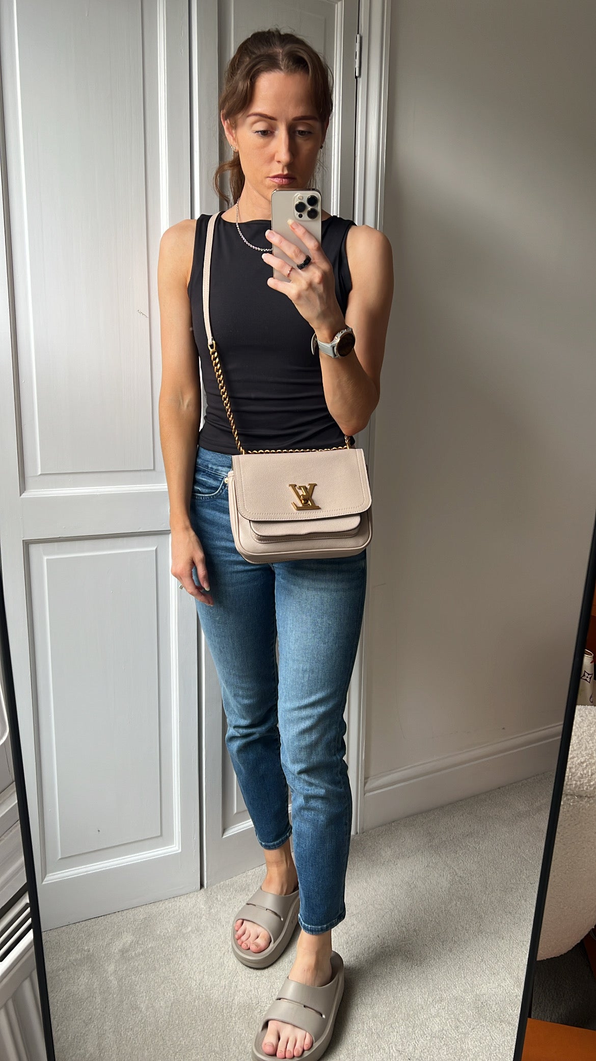 Louis Vuitton Mylockme Greige (RRP £2020)