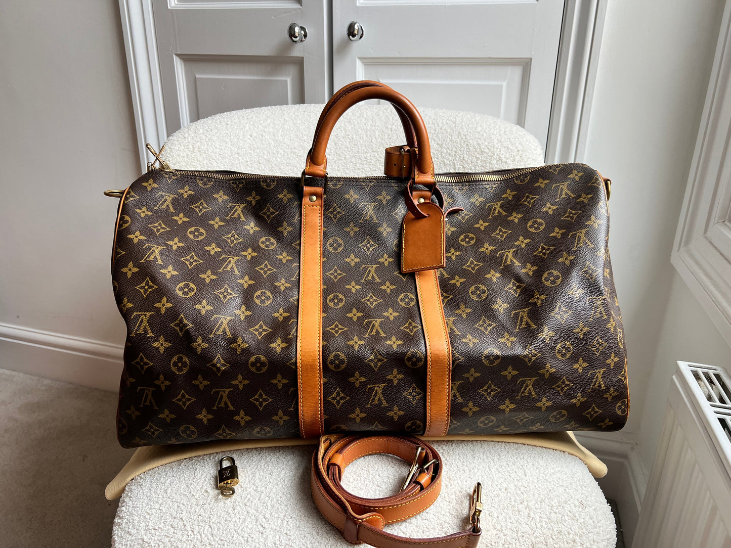 Louis Vuitton Vintage Keepall Bandouliere 55