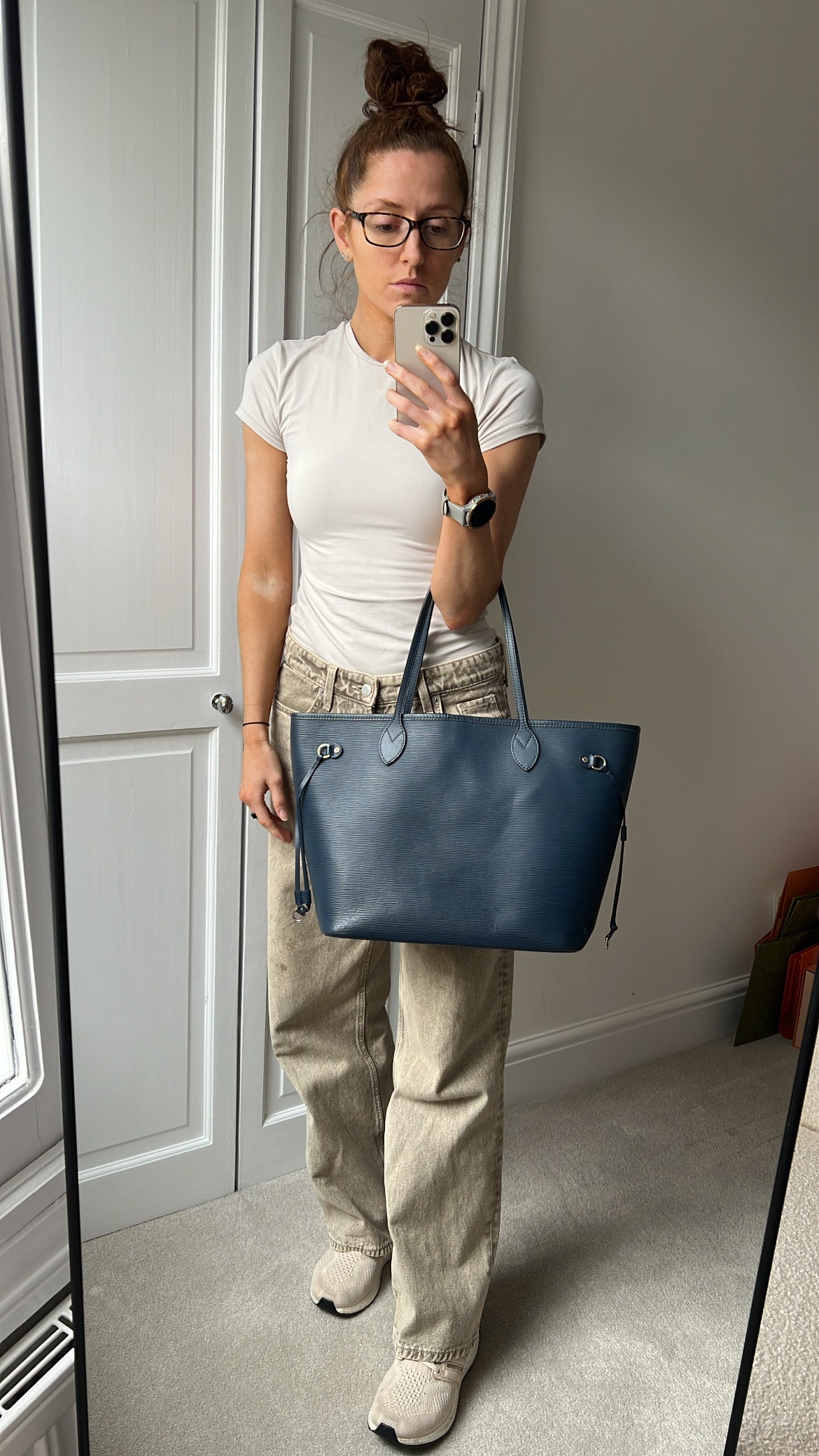 Louis Vuitton Neverfull MM Indigo Epi Leather (RRP £1,740)