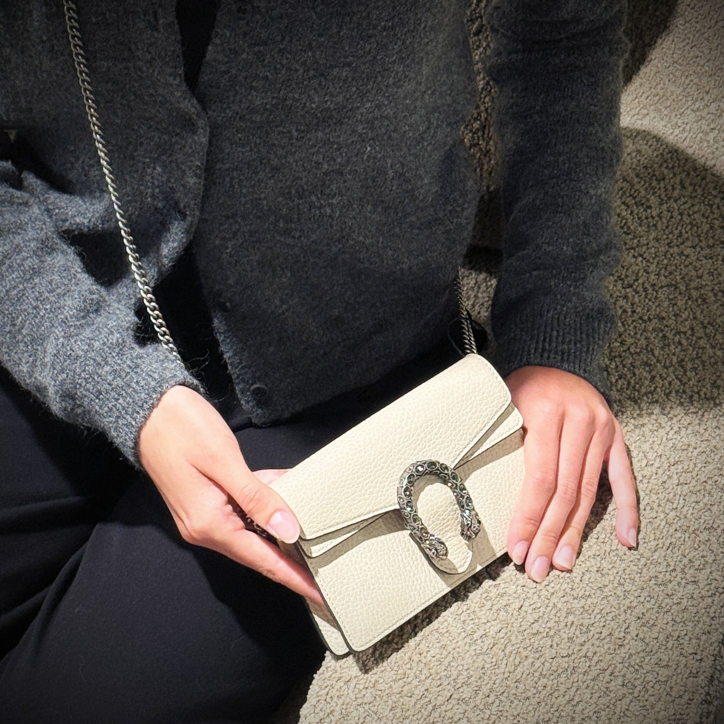 Gucci Dionysus Super mini leather bag TWS