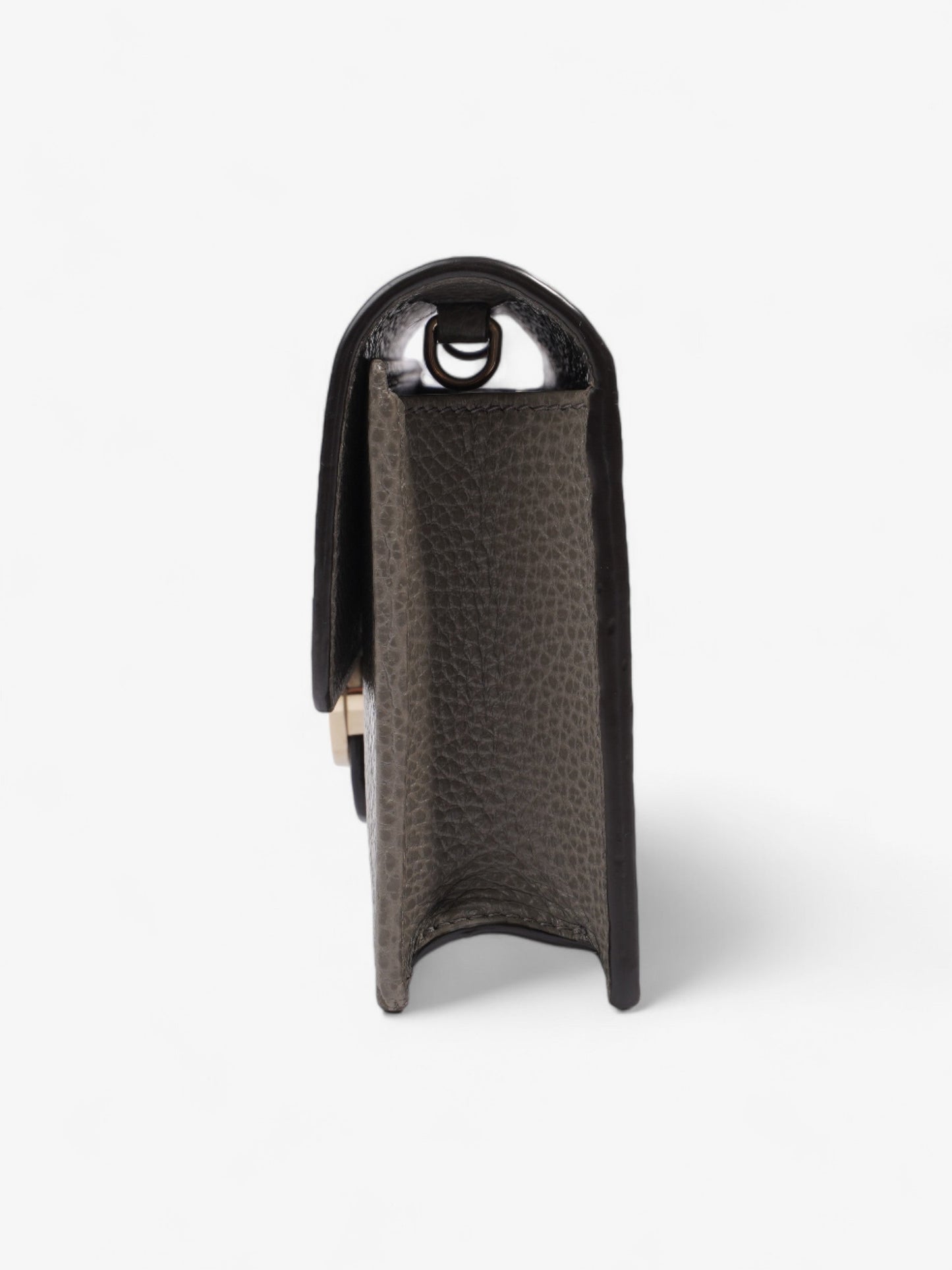 Gucci Interlocking G Chain Wallet Grey Leather