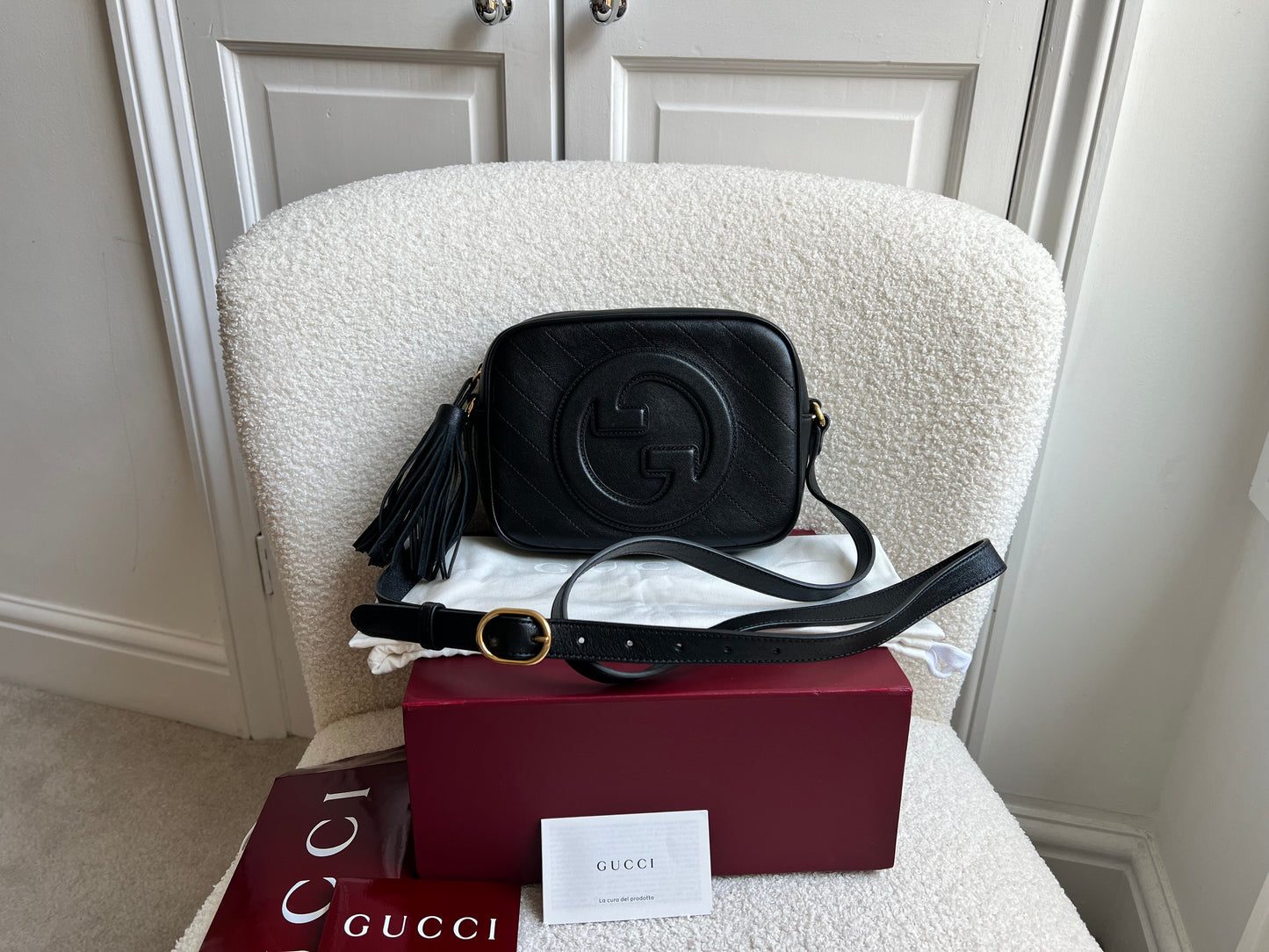 Gucci Black Small Blondie Shoulder Bag (RRP £1380)