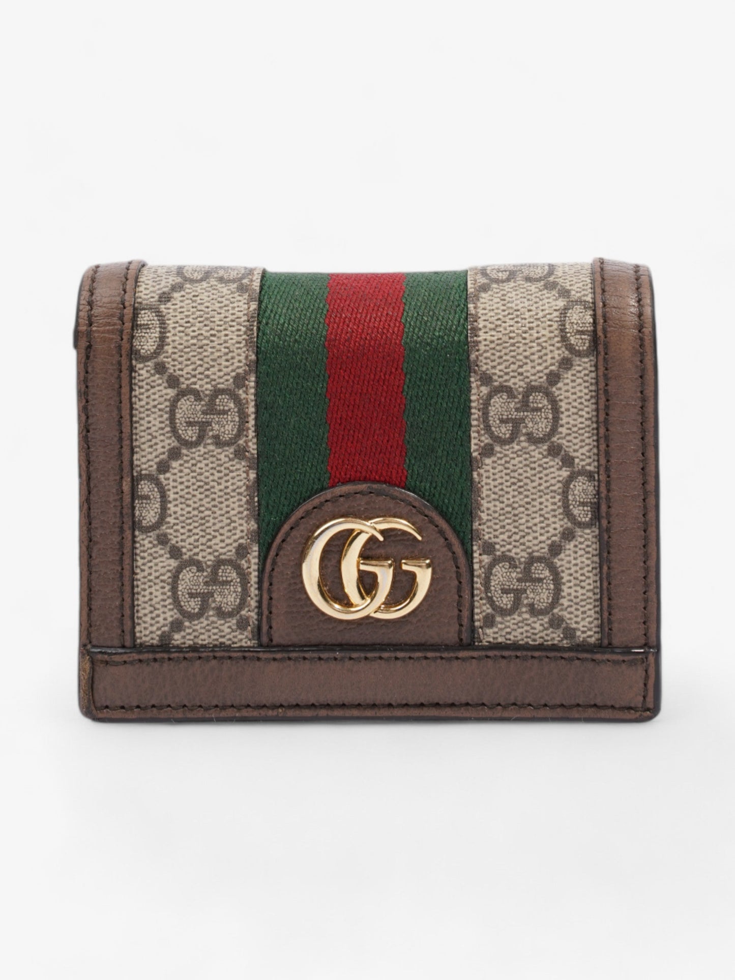 Gucci GG Ophidia Wallet GG Supreme / Brown / Gold Canvas