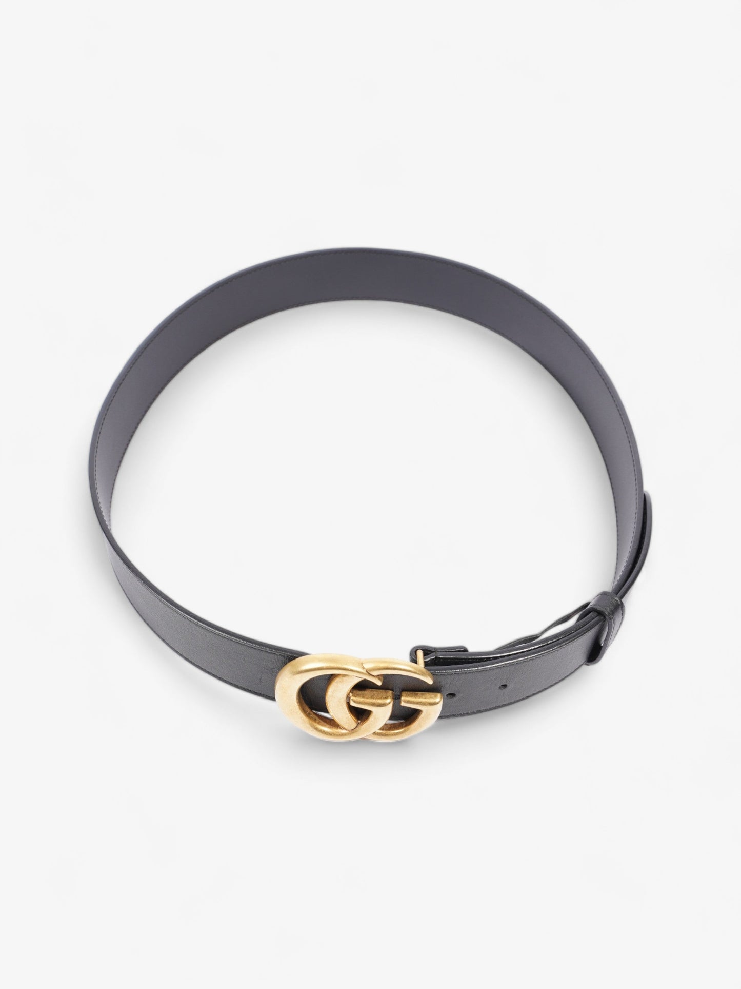 Gucci GG Marmont Belt Black Leather 95cm 38mm