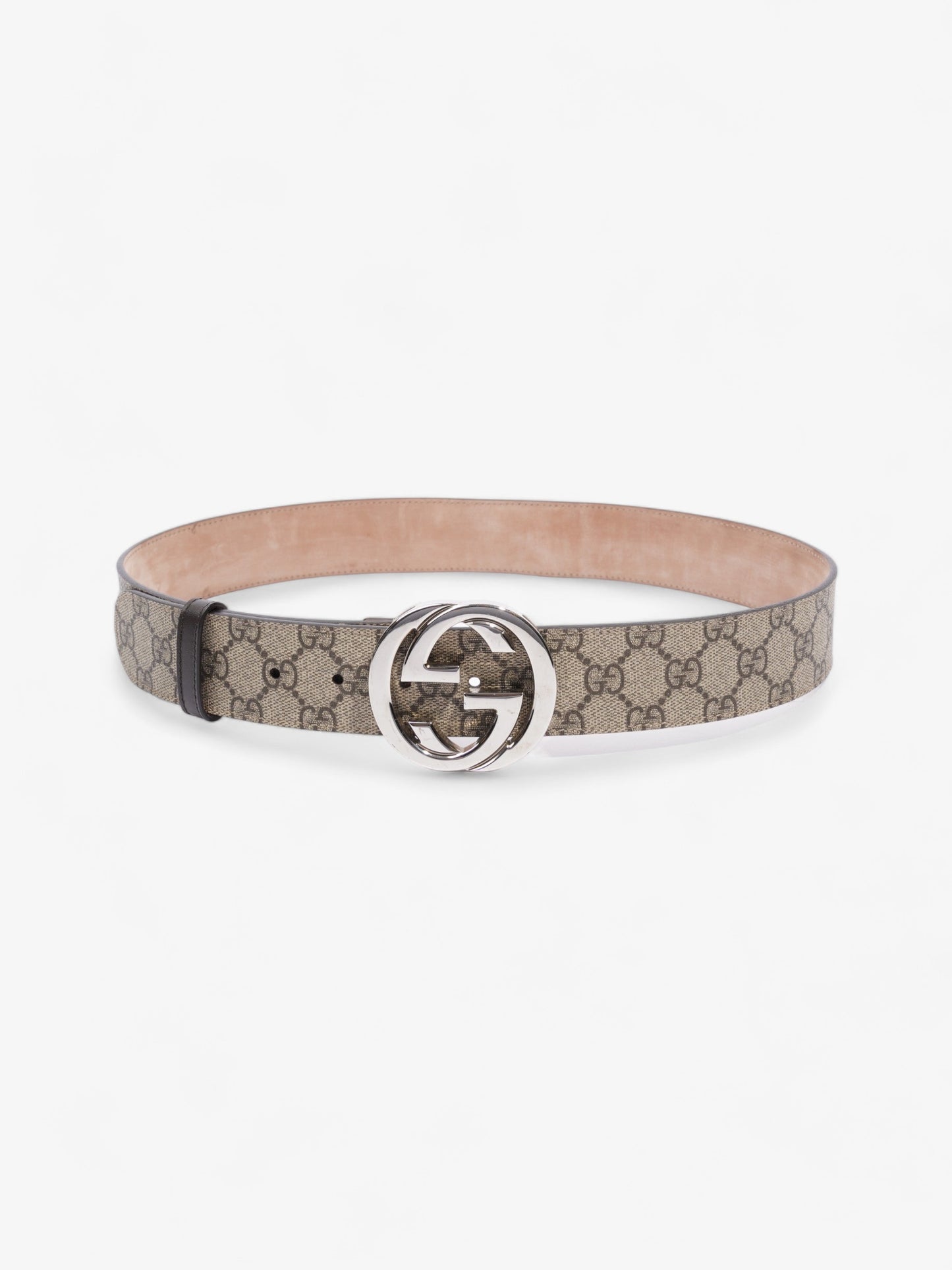 Gucci Blondie Belt Beige / Ebony Canvas 85cm / 34"