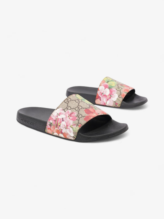 Gucci GG Blooms Supreme slides Beige / Floral Canvas EU 39 UK 6