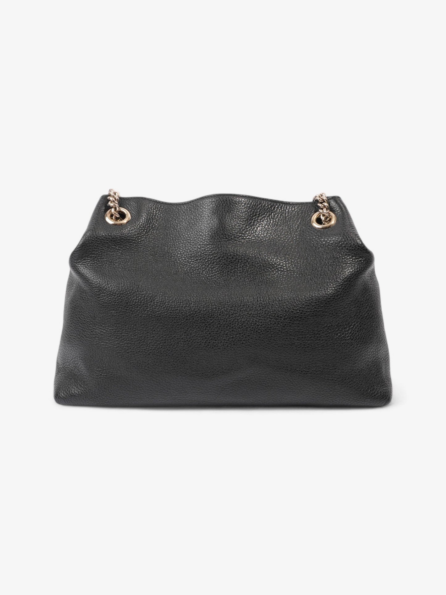 Gucci Soho Chain Tote Black Leather