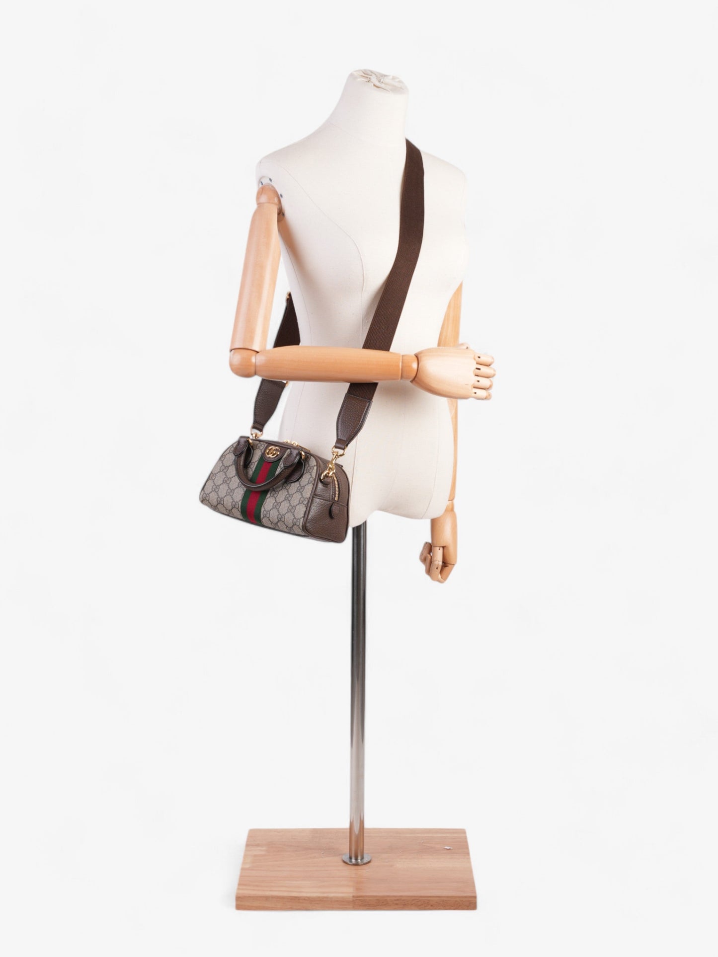 Gucci GG Ophidia GG Supreme / Green / Red Canvas Mini