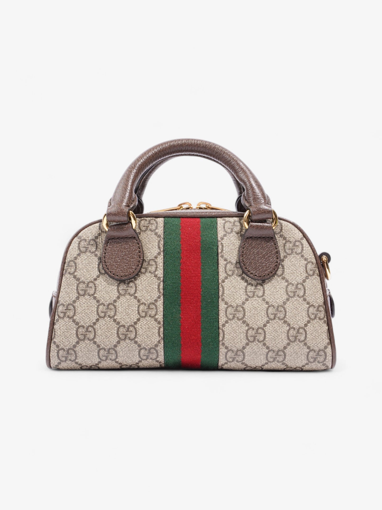 Gucci GG Ophidia GG Supreme / Green / Red Canvas Mini